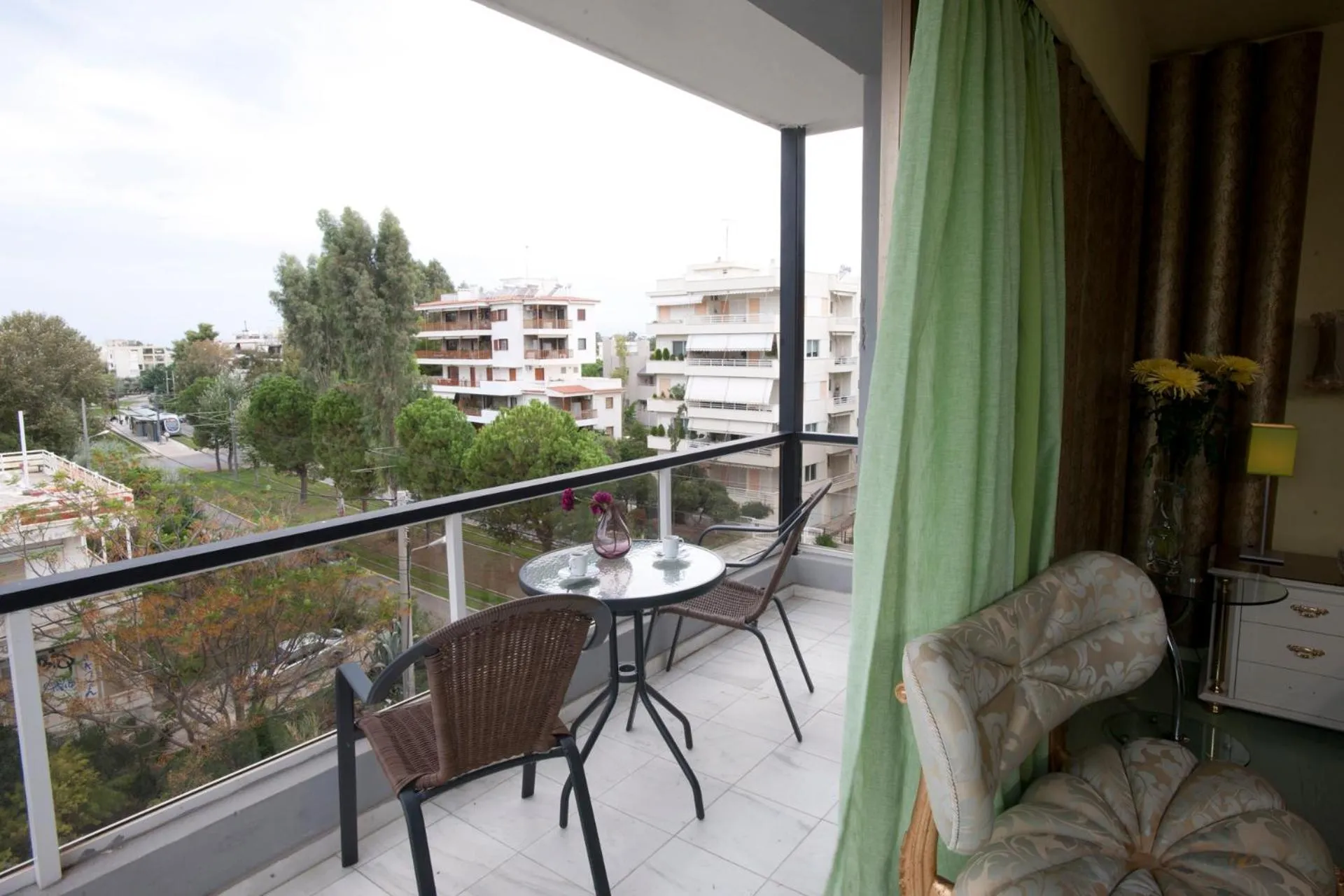 Balcony/Terrace in The Crystal Blue Hotel