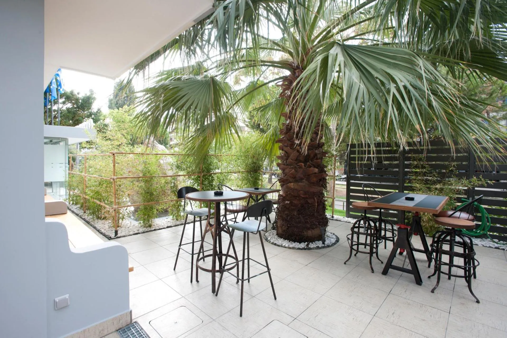 Patio in The Crystal Blue Hotel
