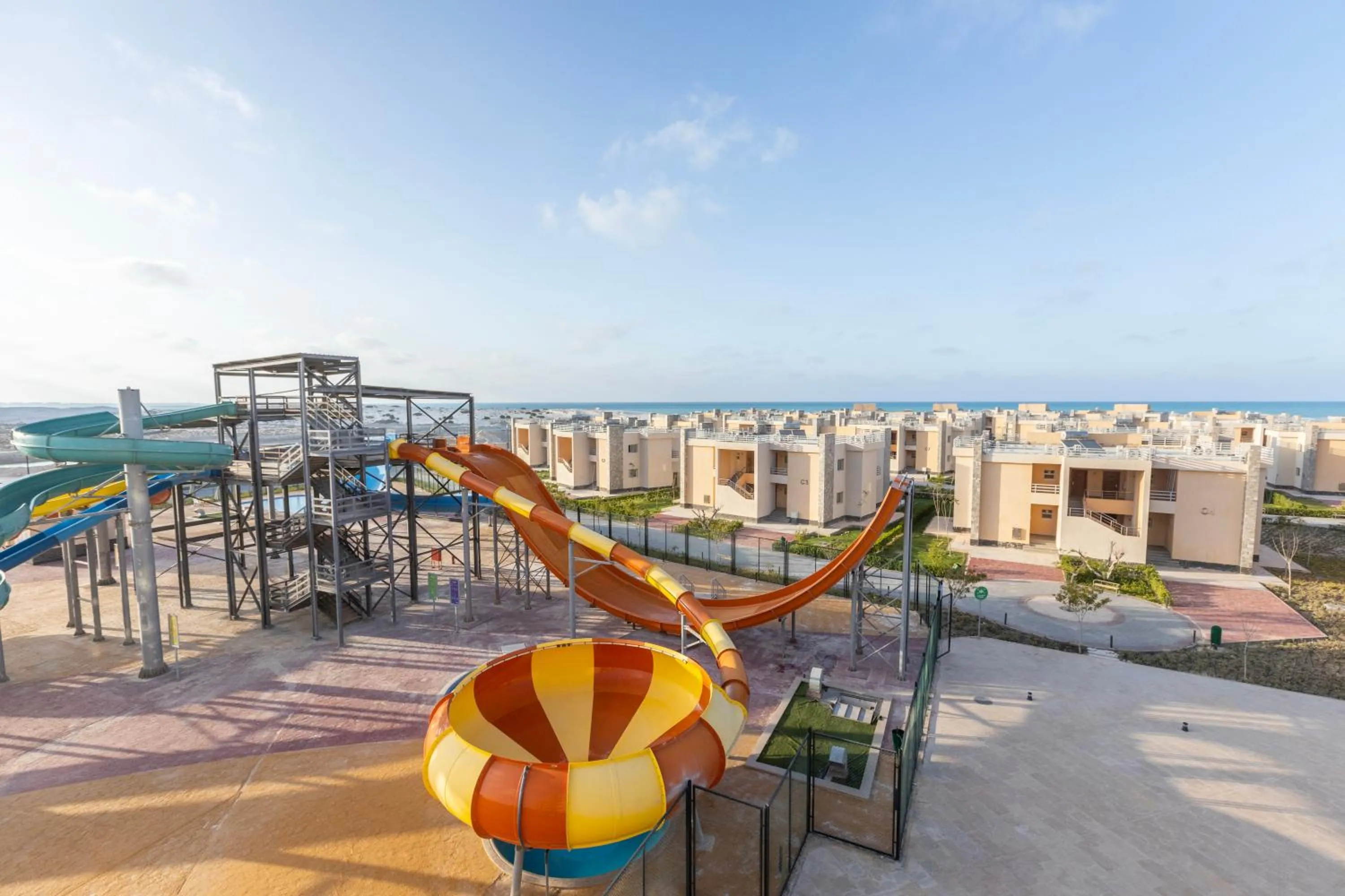 Aqua park in Gewan Resort New Alamein