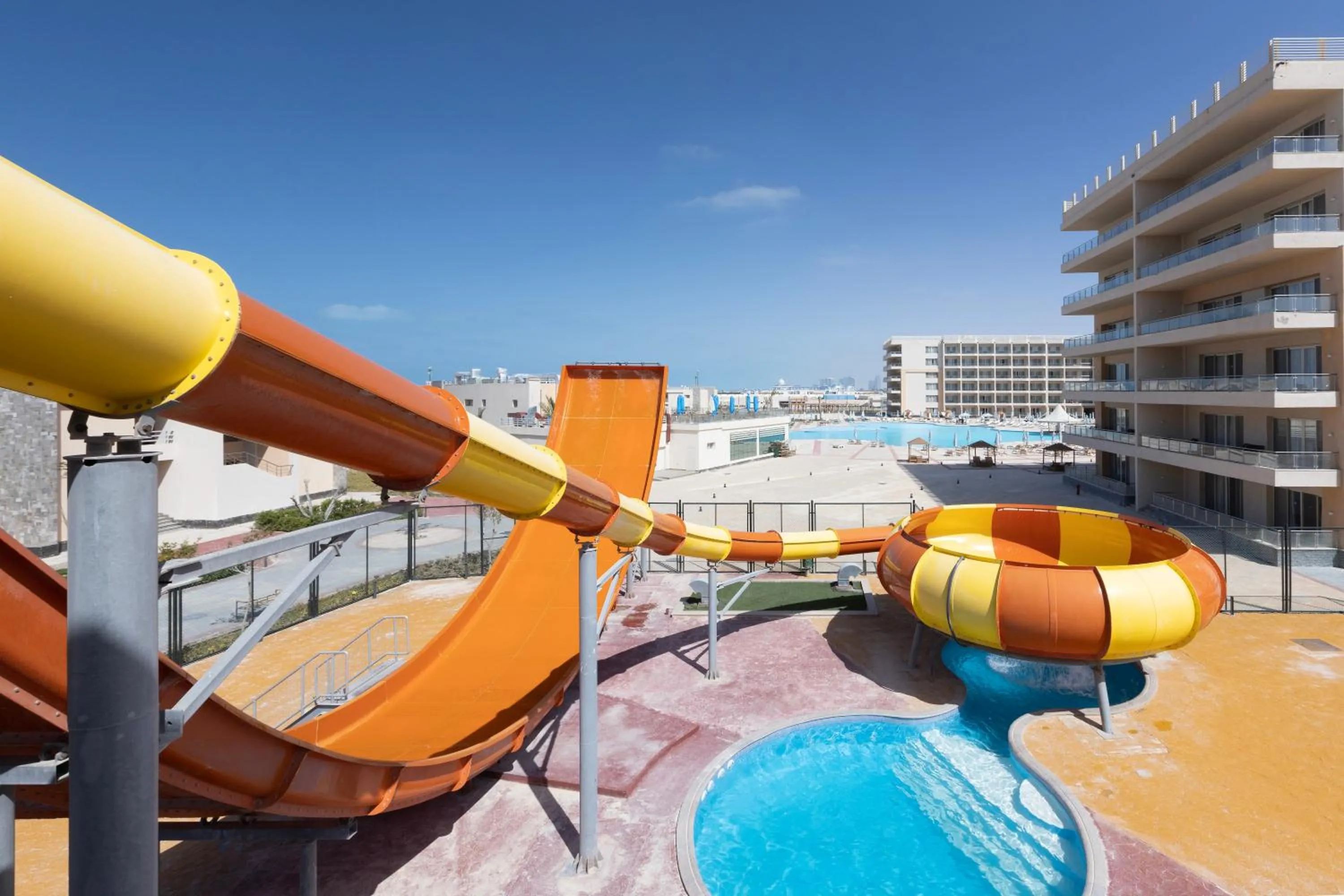 Aqua park in Gewan Resort New Alamein