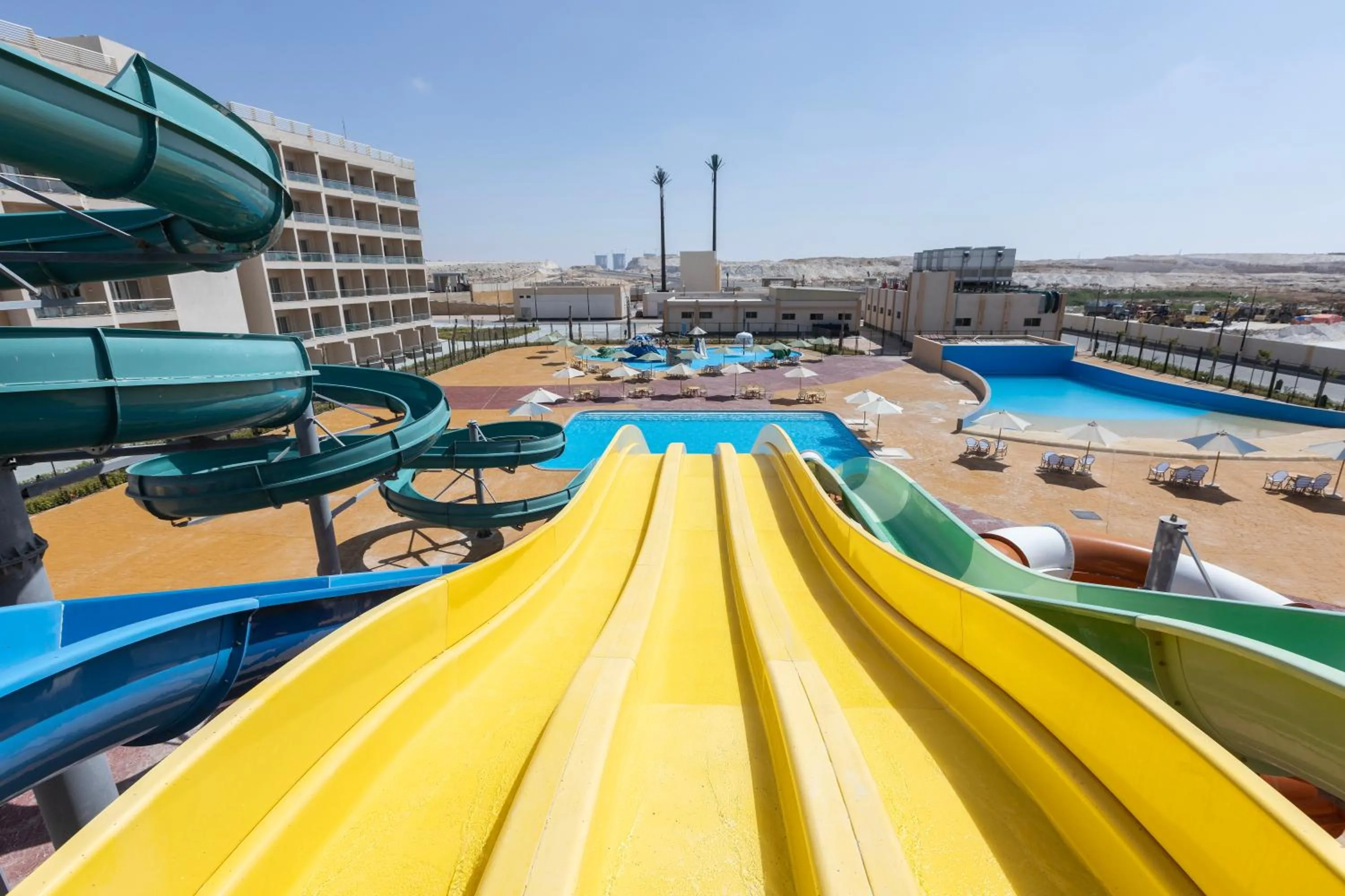Aqua park in Gewan Resort New Alamein
