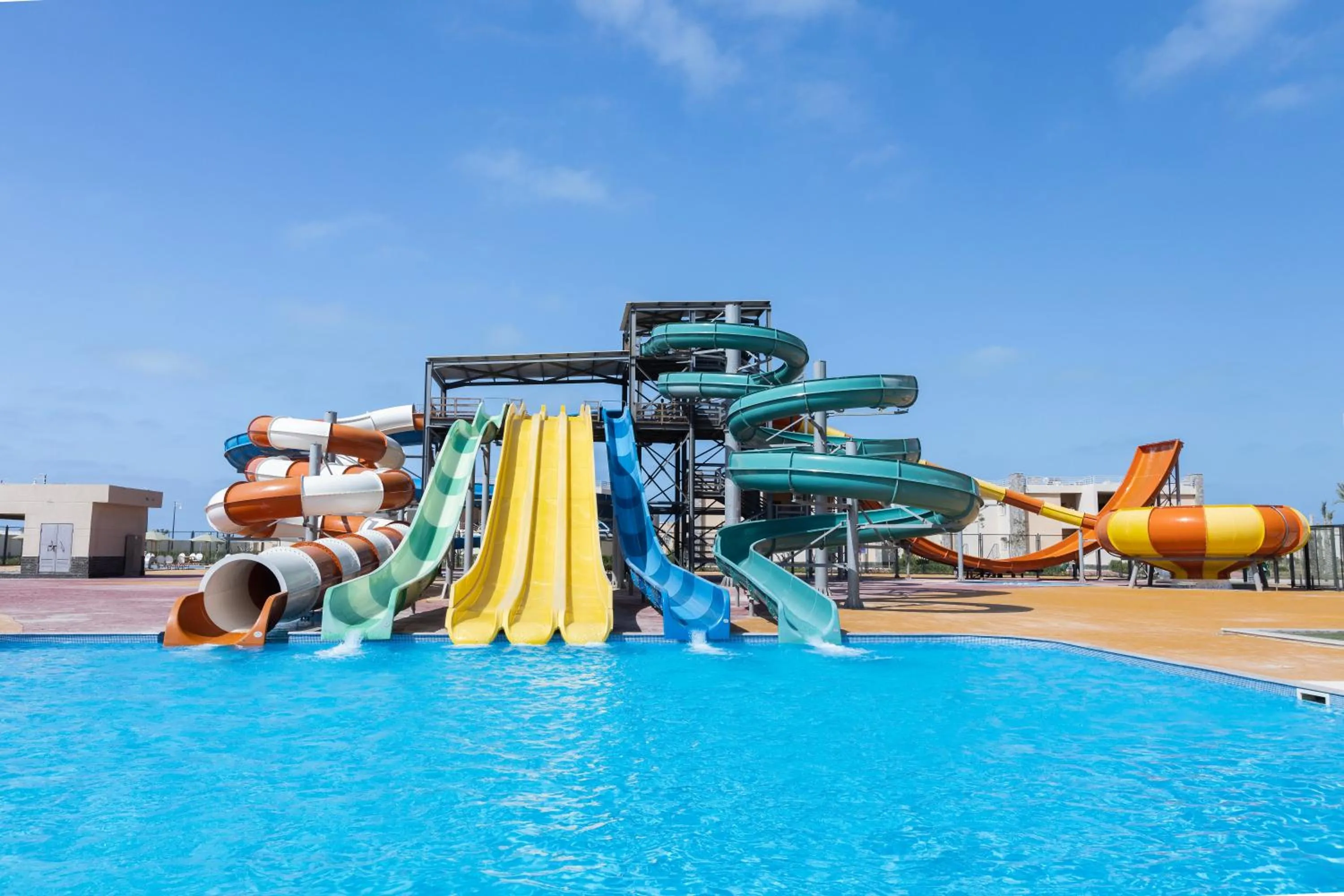 Aqua park in Gewan Resort New Alamein