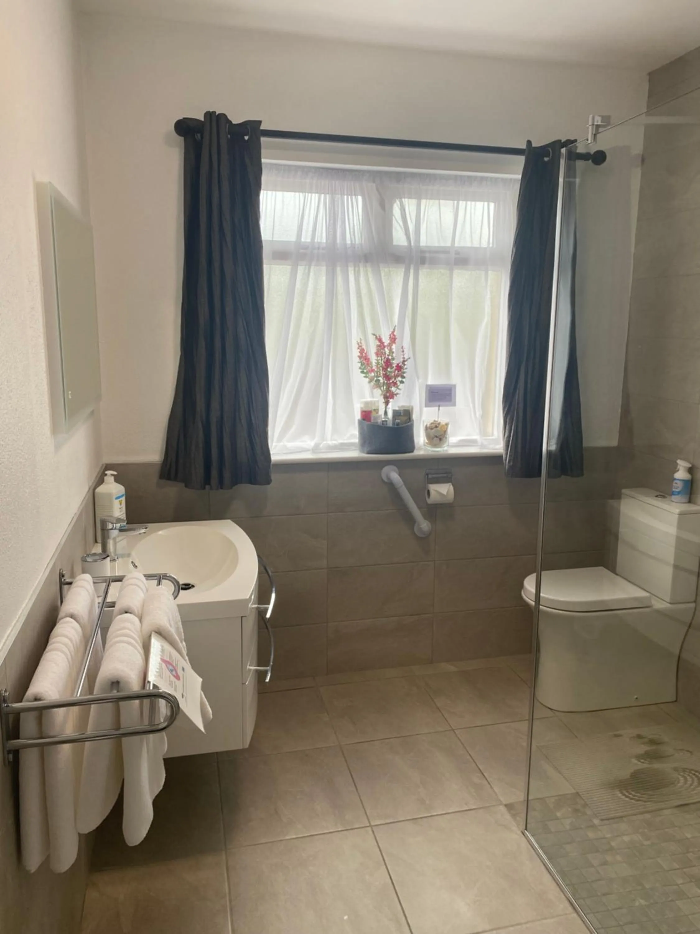 Toilet in La Mirage B&B