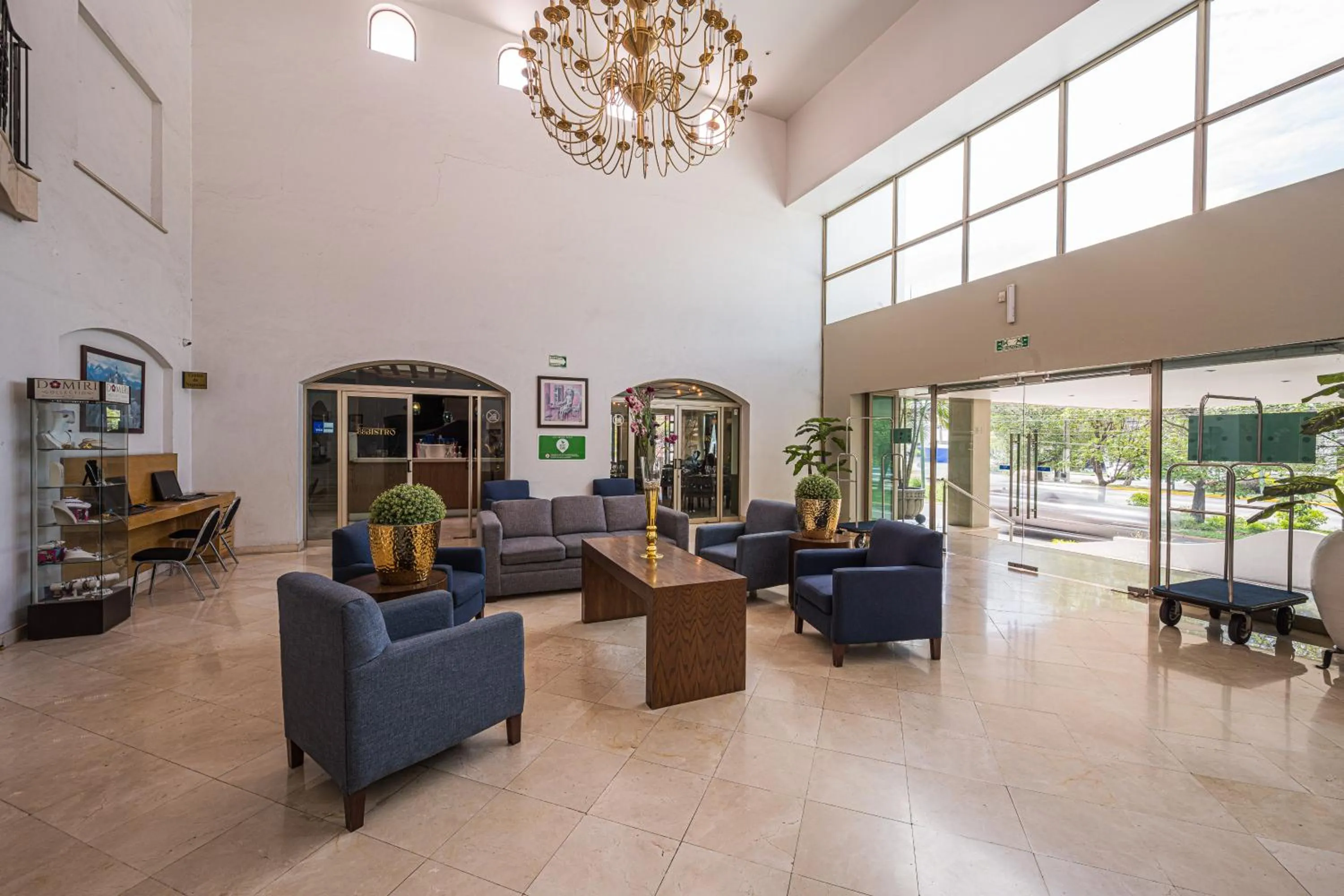 Lobby or reception in HG Hotel