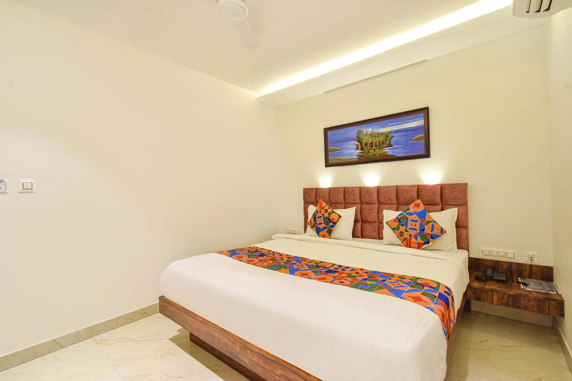 Bed in FabHotel Prime Prowell Apex