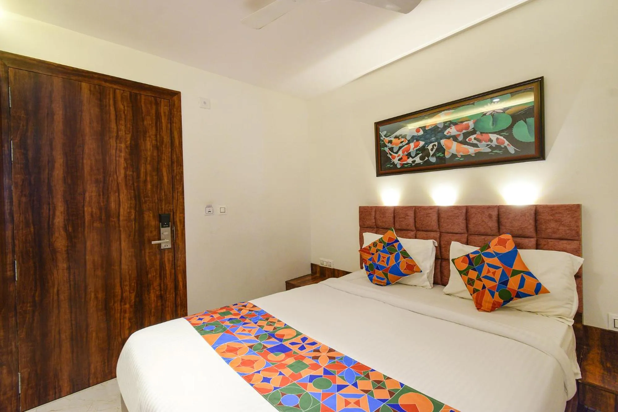 Bed in FabHotel Prime Prowell Apex