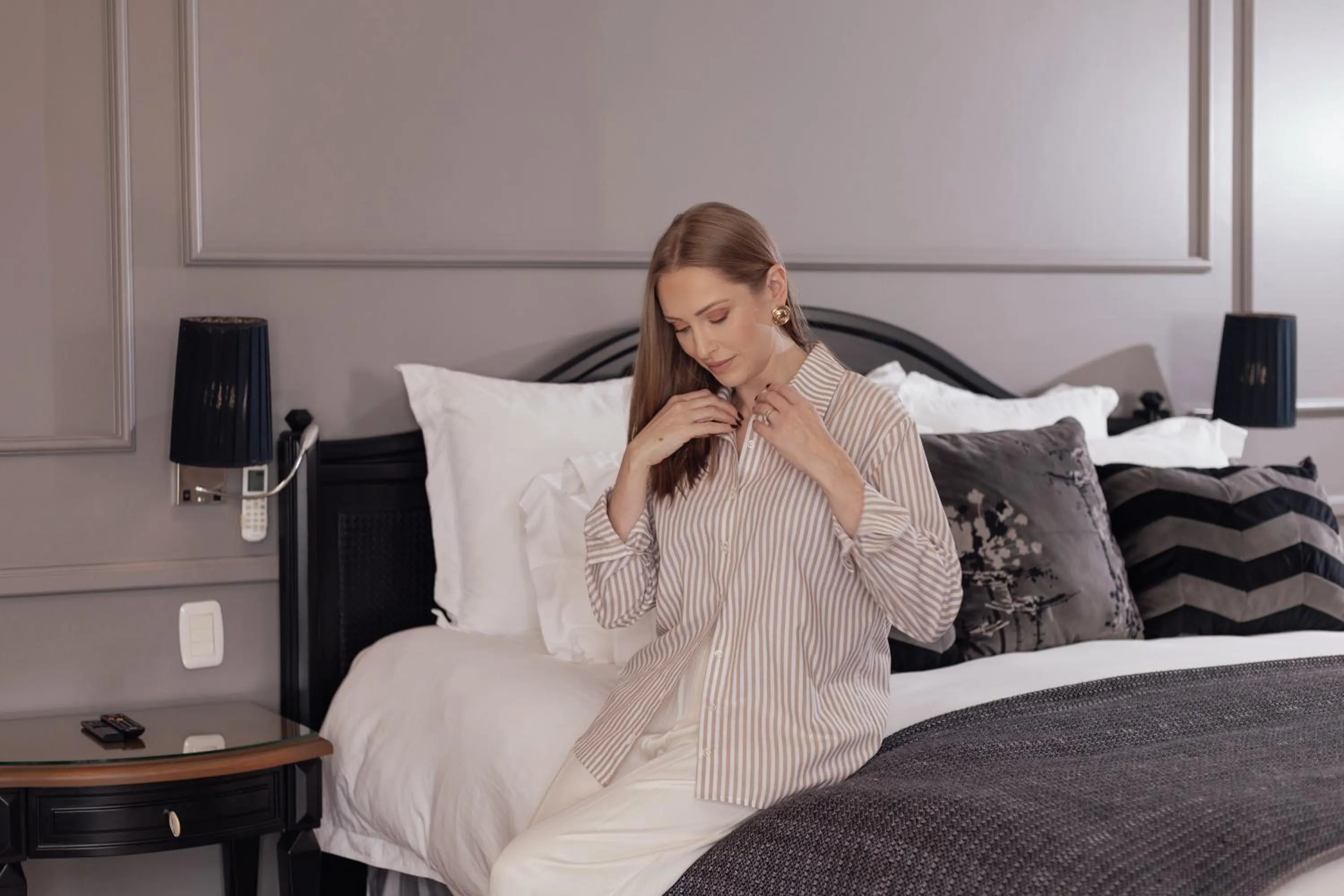 Bed in Hotel Casacurta