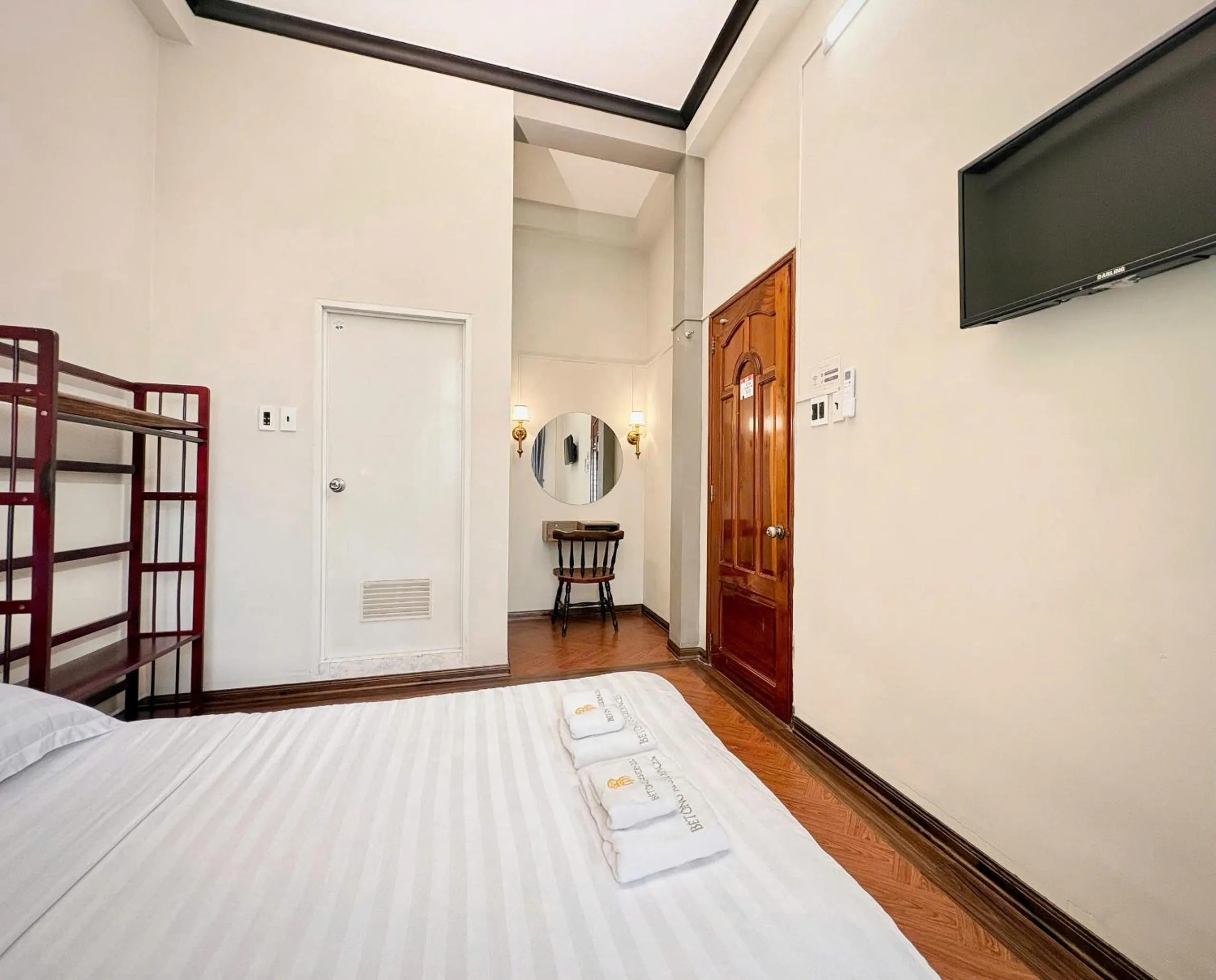 Bed in BÊ TÔNG RESIDENCES HOMESTAY