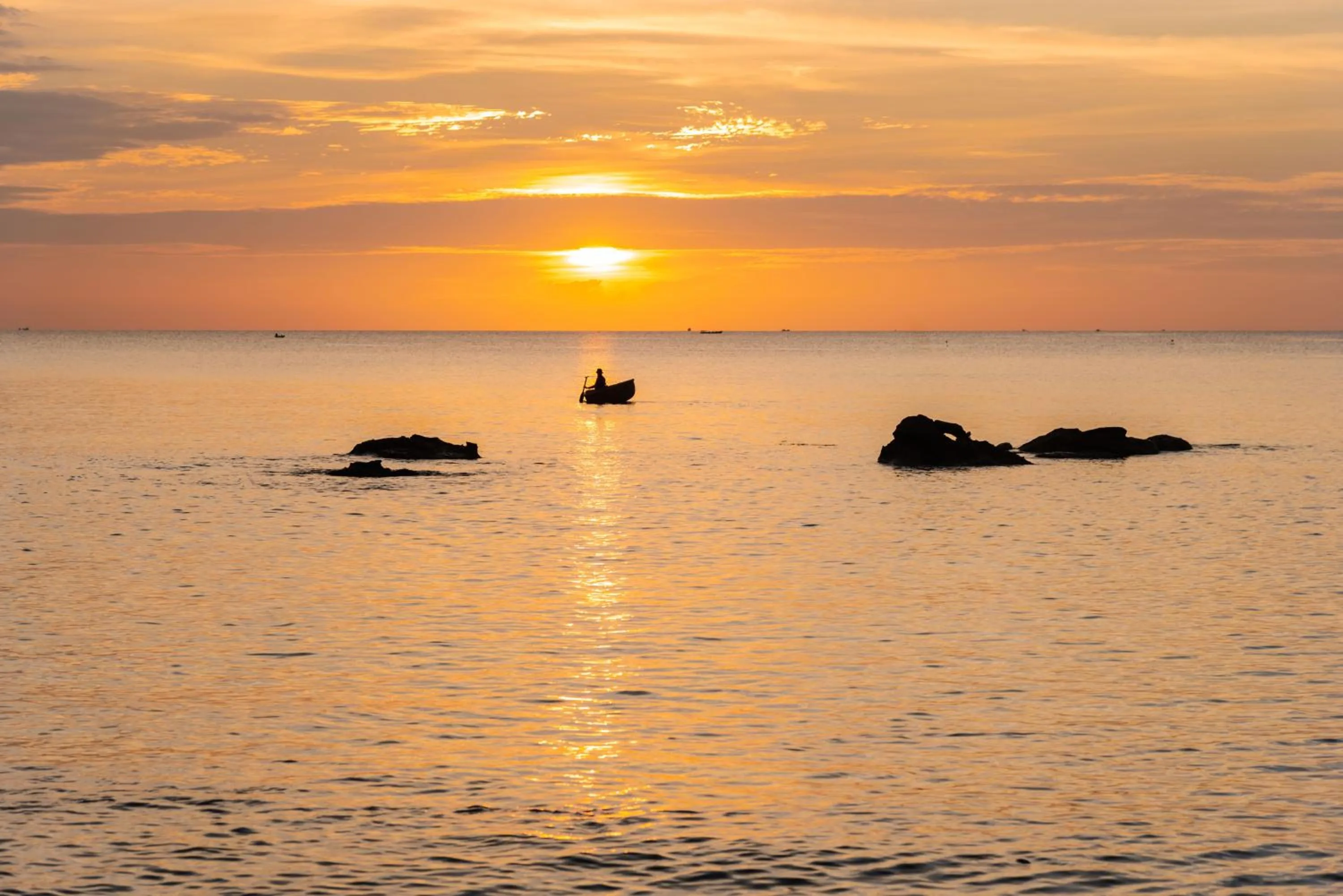 Sunset in Nhat Lan Resort