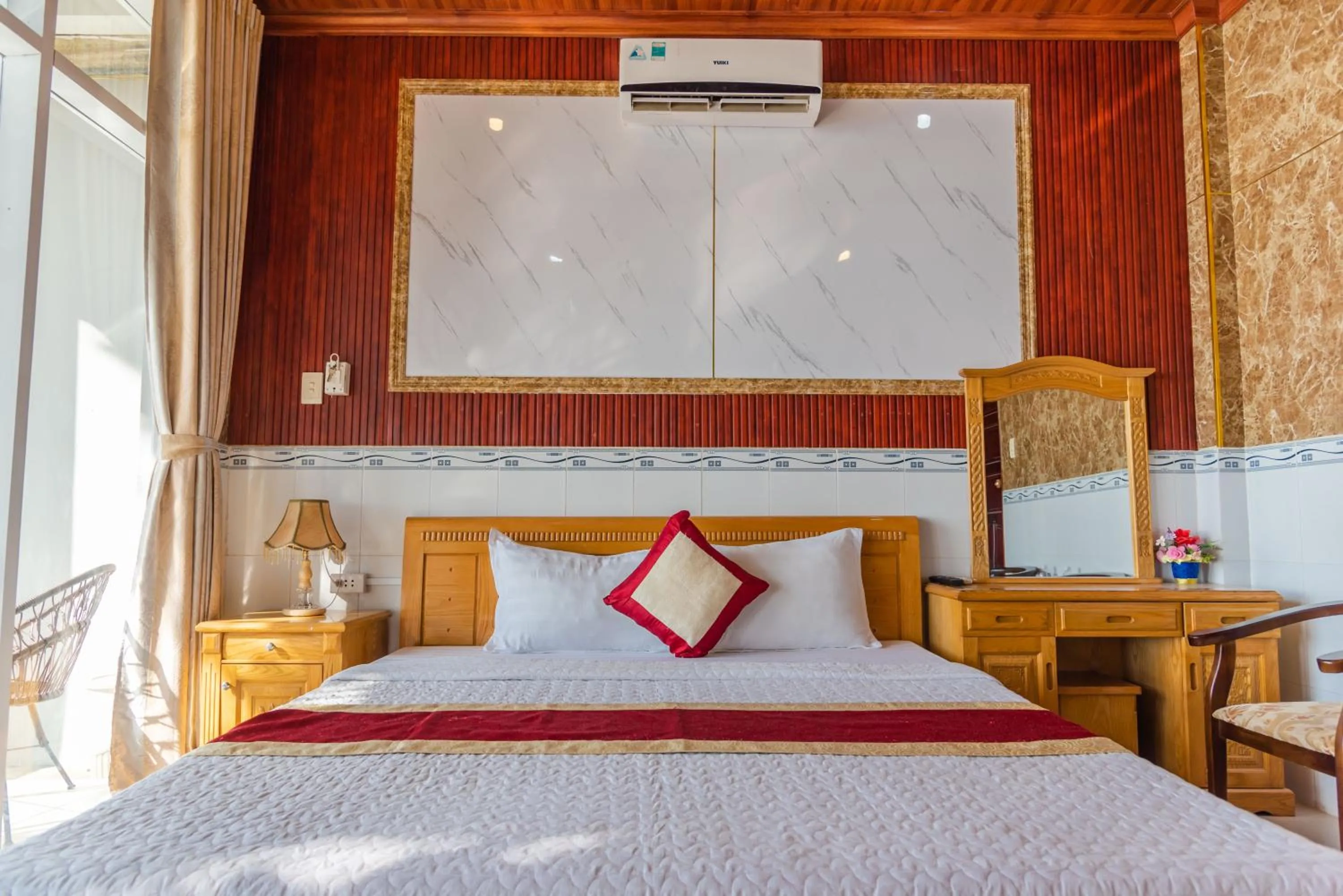 Bed in Nhat Lan Resort