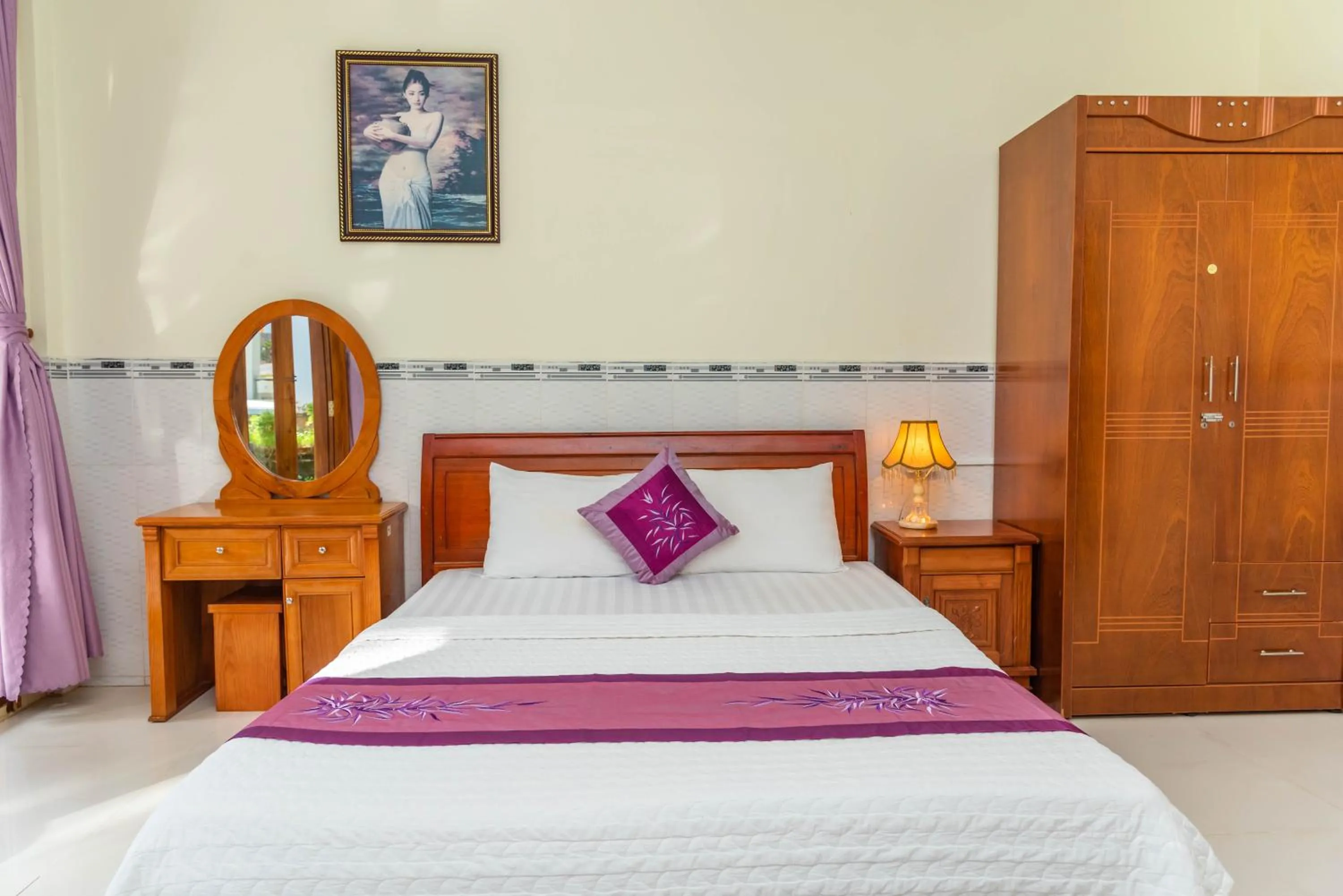 Bed in Nhat Lan Resort