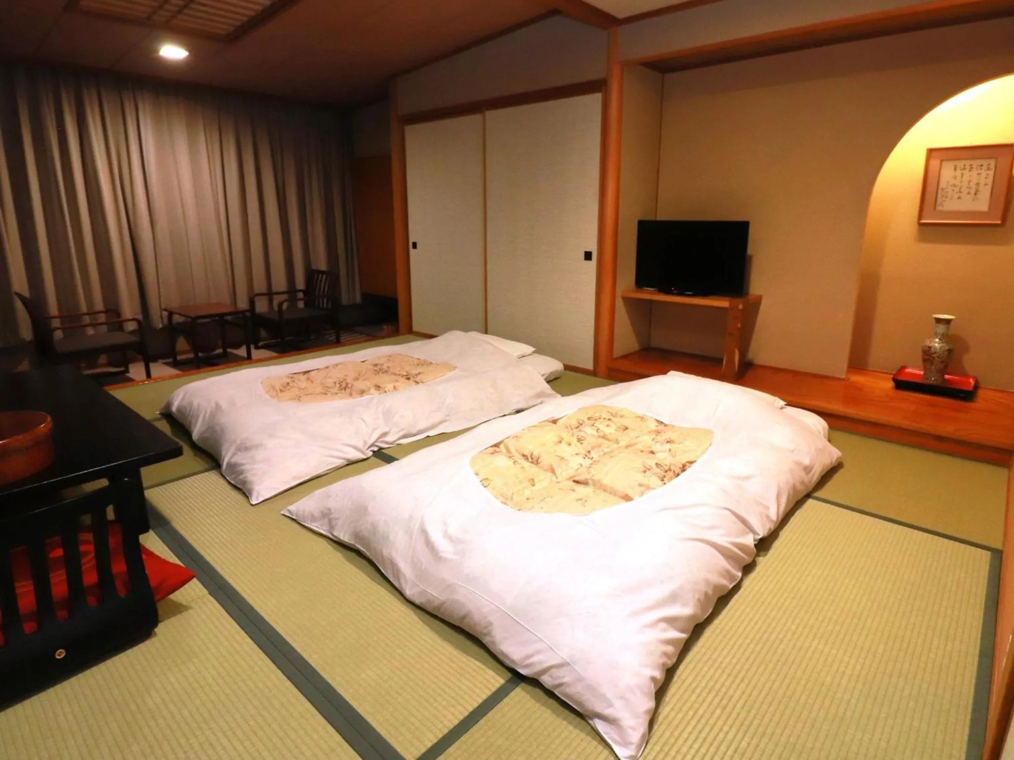 Bed in Hotel Ichii