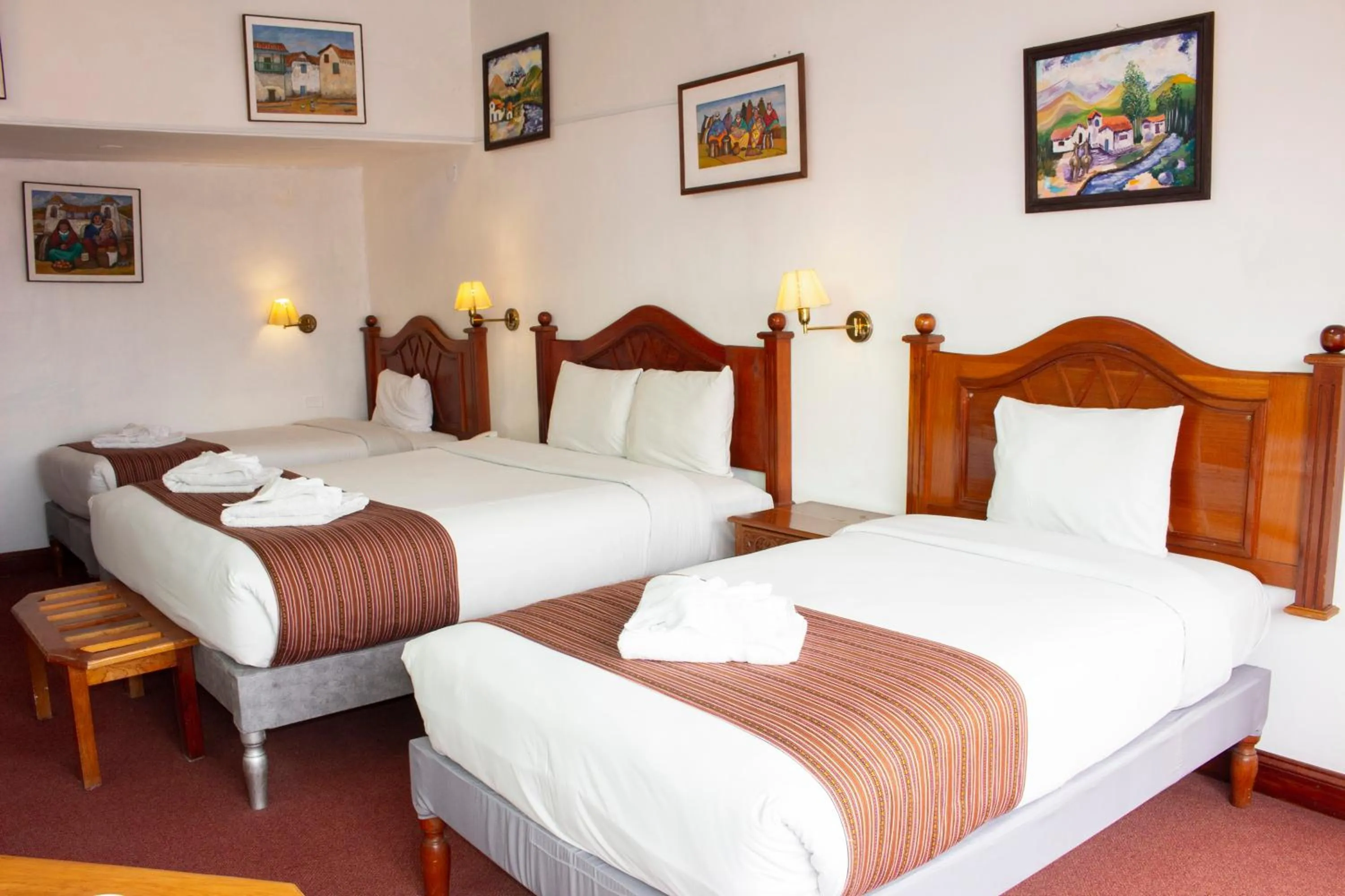 Bed in Hotel Amerinka