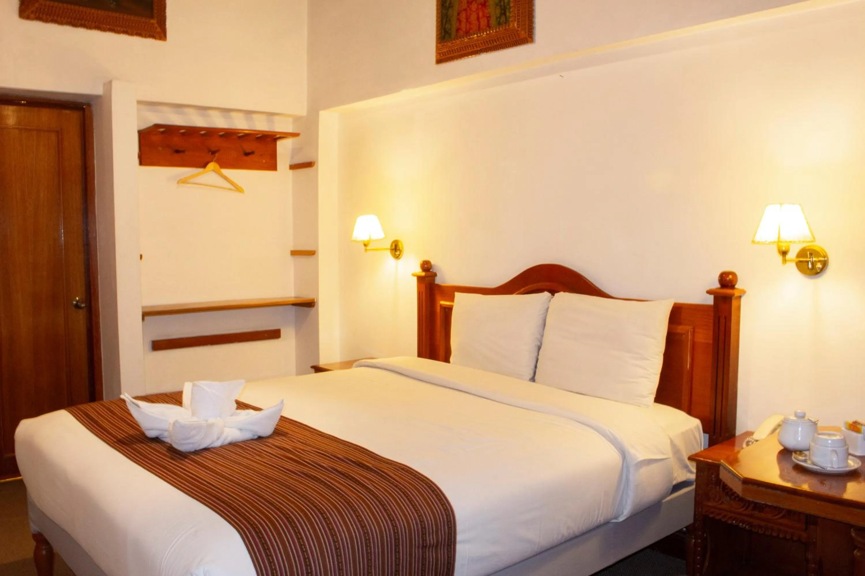 Bed in Hotel Amerinka