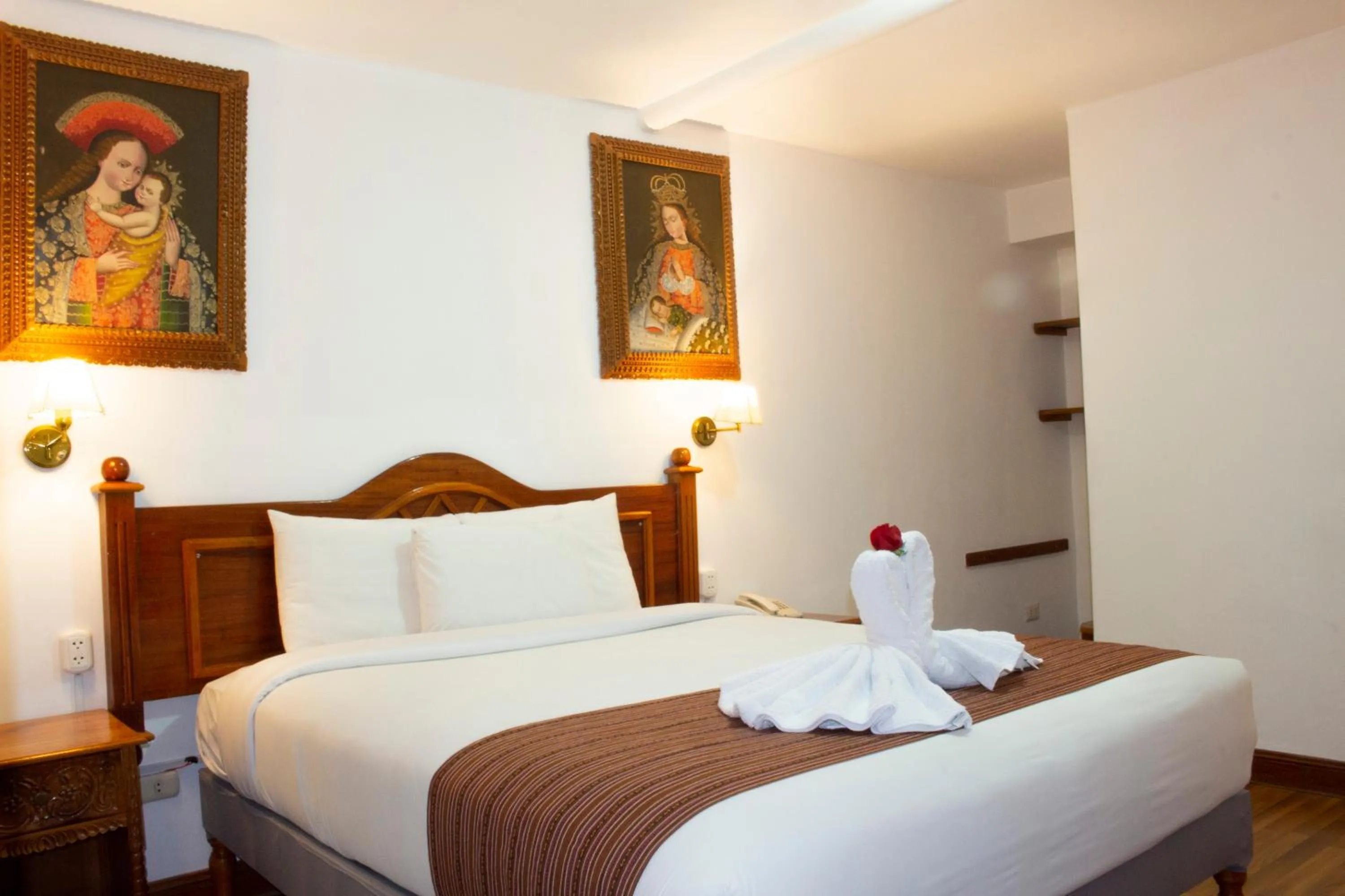 Bed in Hotel Amerinka