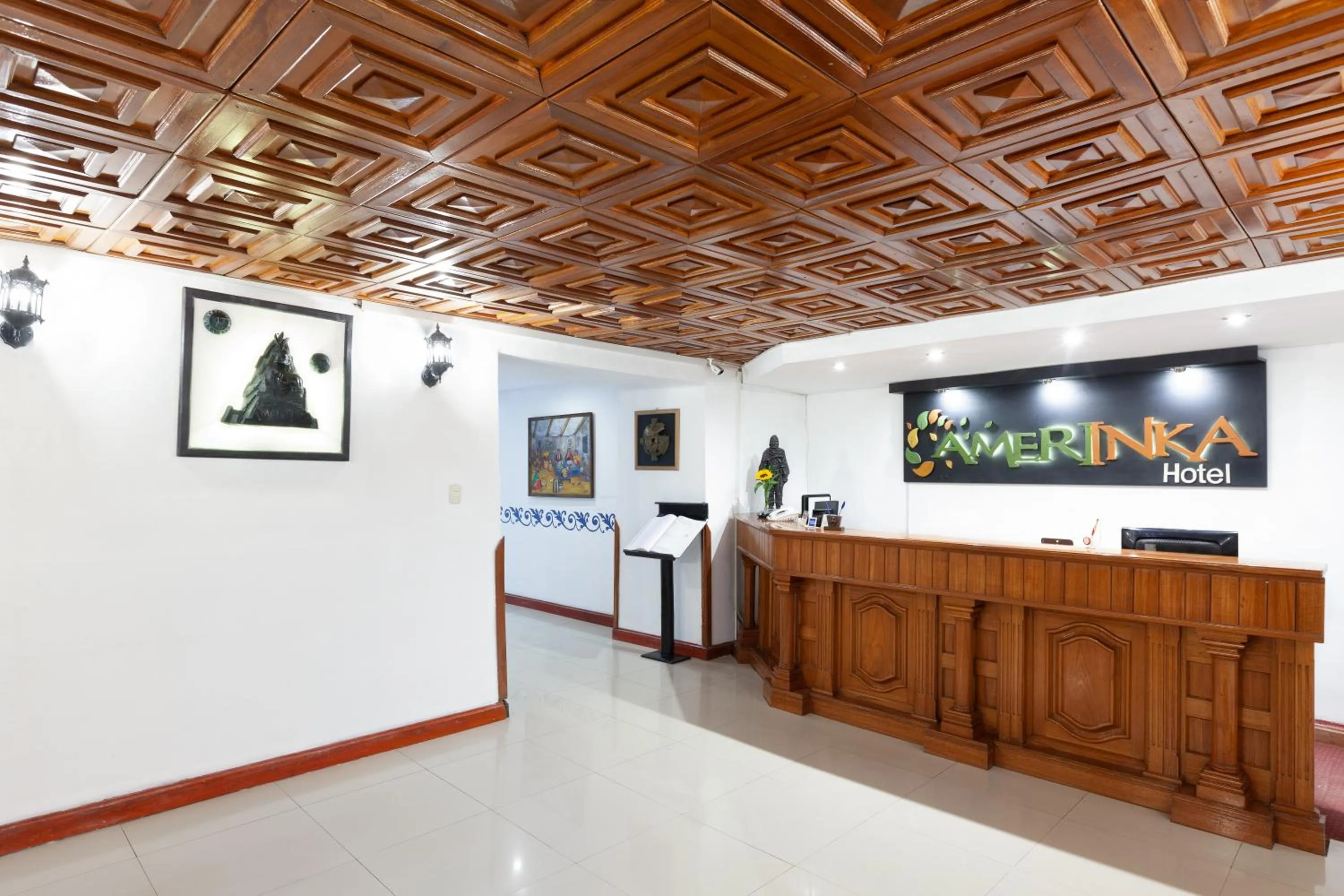 Lobby or reception in Hotel Amerinka