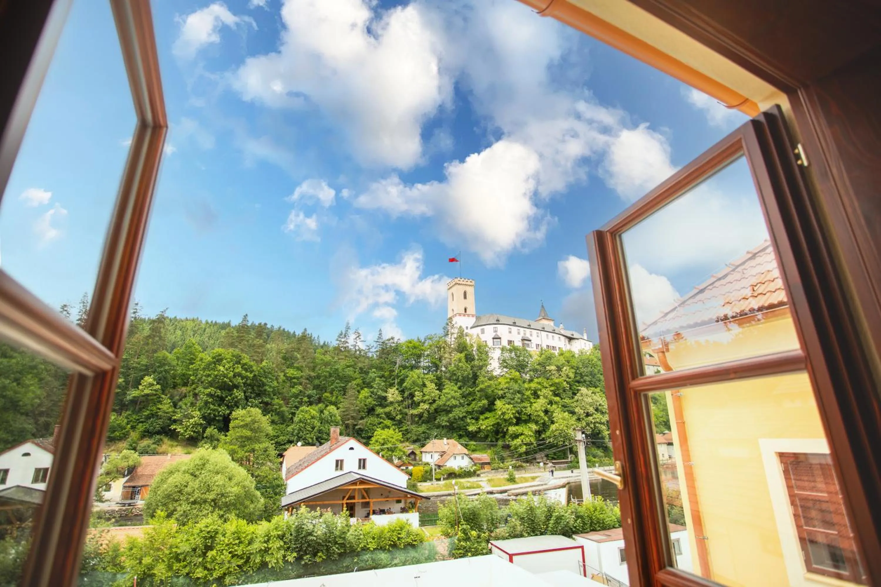 View (from property/room) in Pivovar Rožmberk