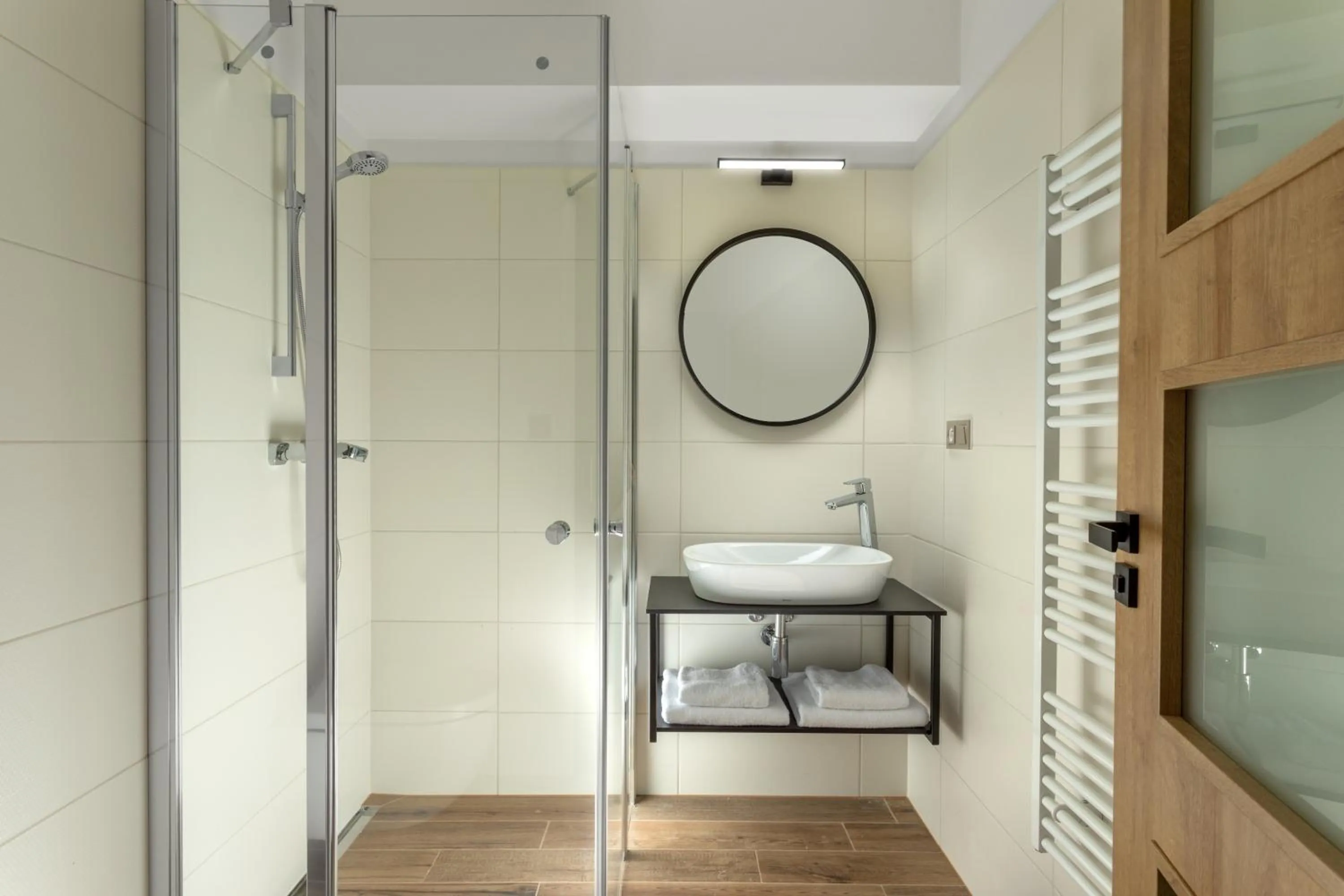 Shower in Pivovar Rožmberk