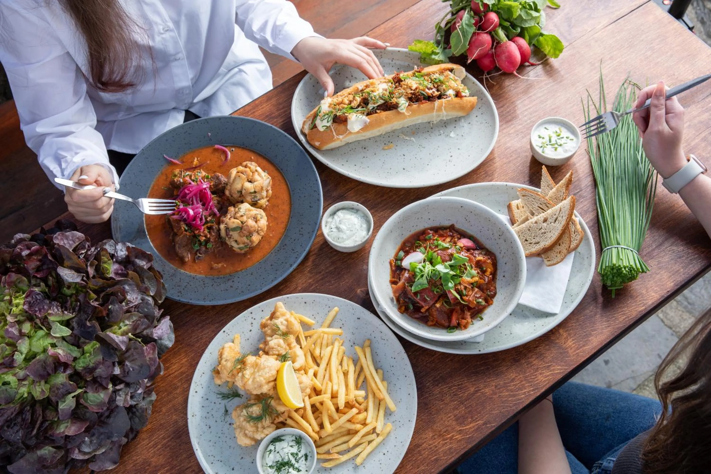 Food in Pivovar Rožmberk