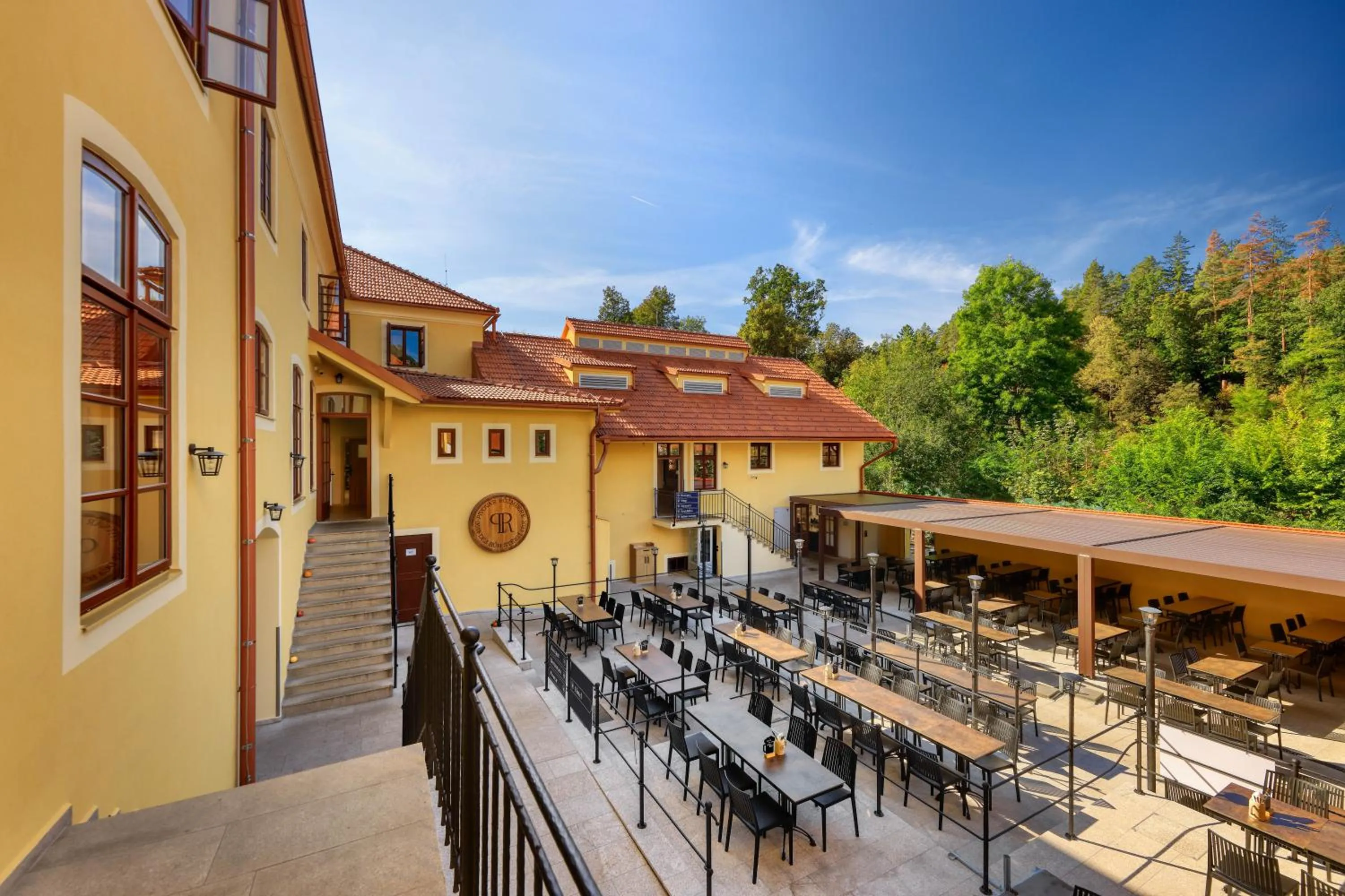Balcony/Terrace in Pivovar Rožmberk