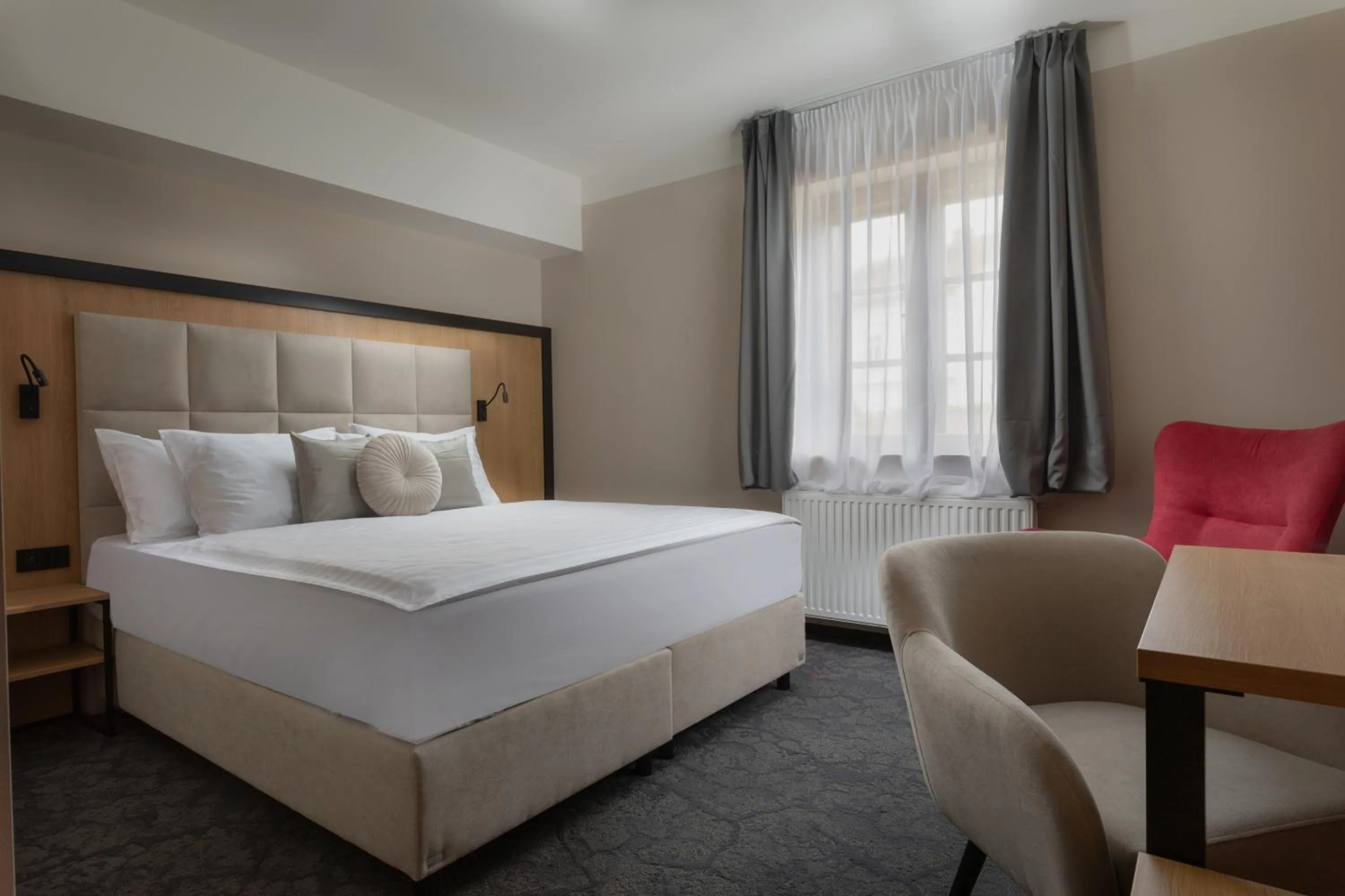 Photo of the whole room, Bed in Pivovar Rožmberk