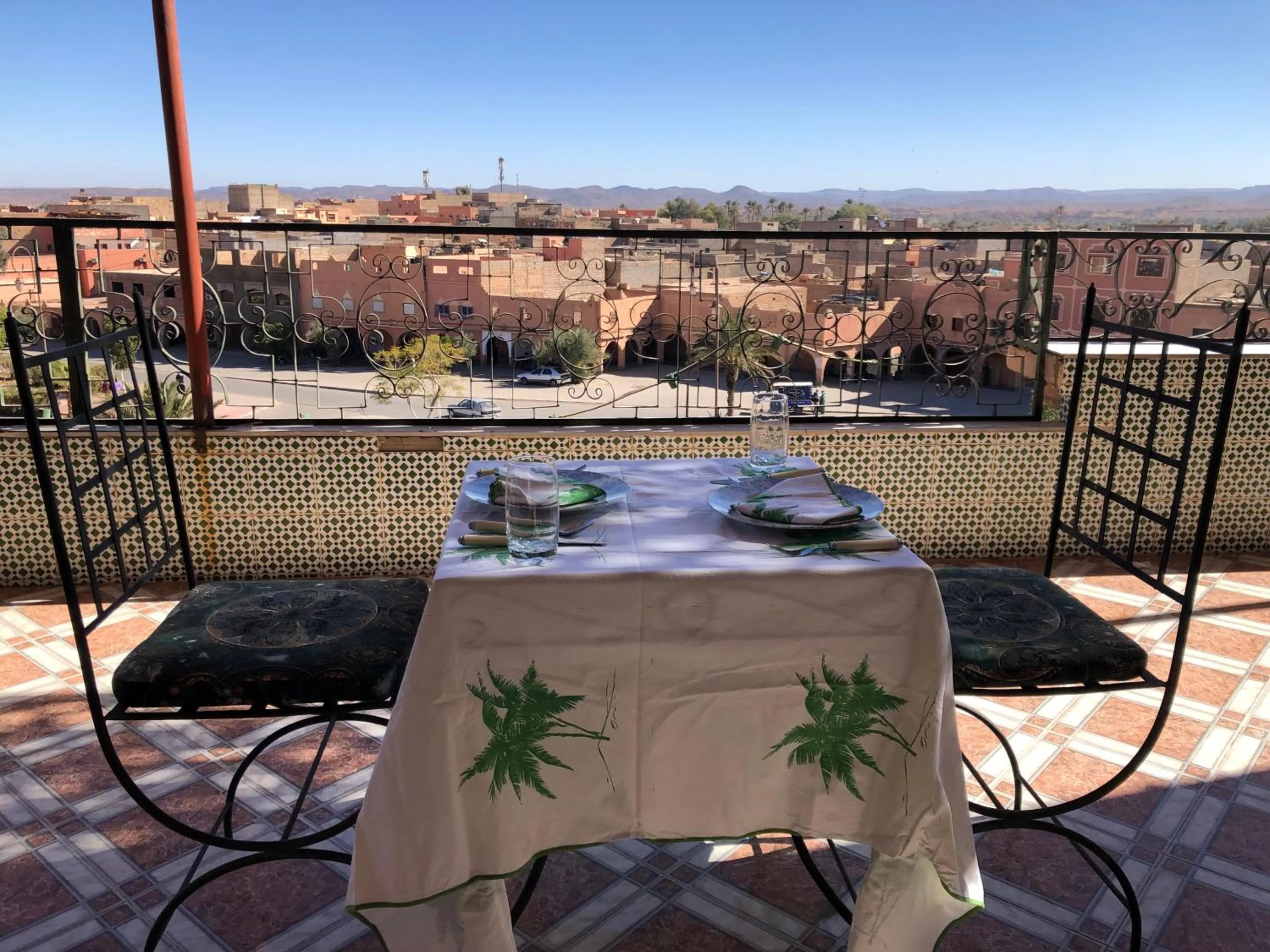 Patio in APPART AIGLE HOTEL