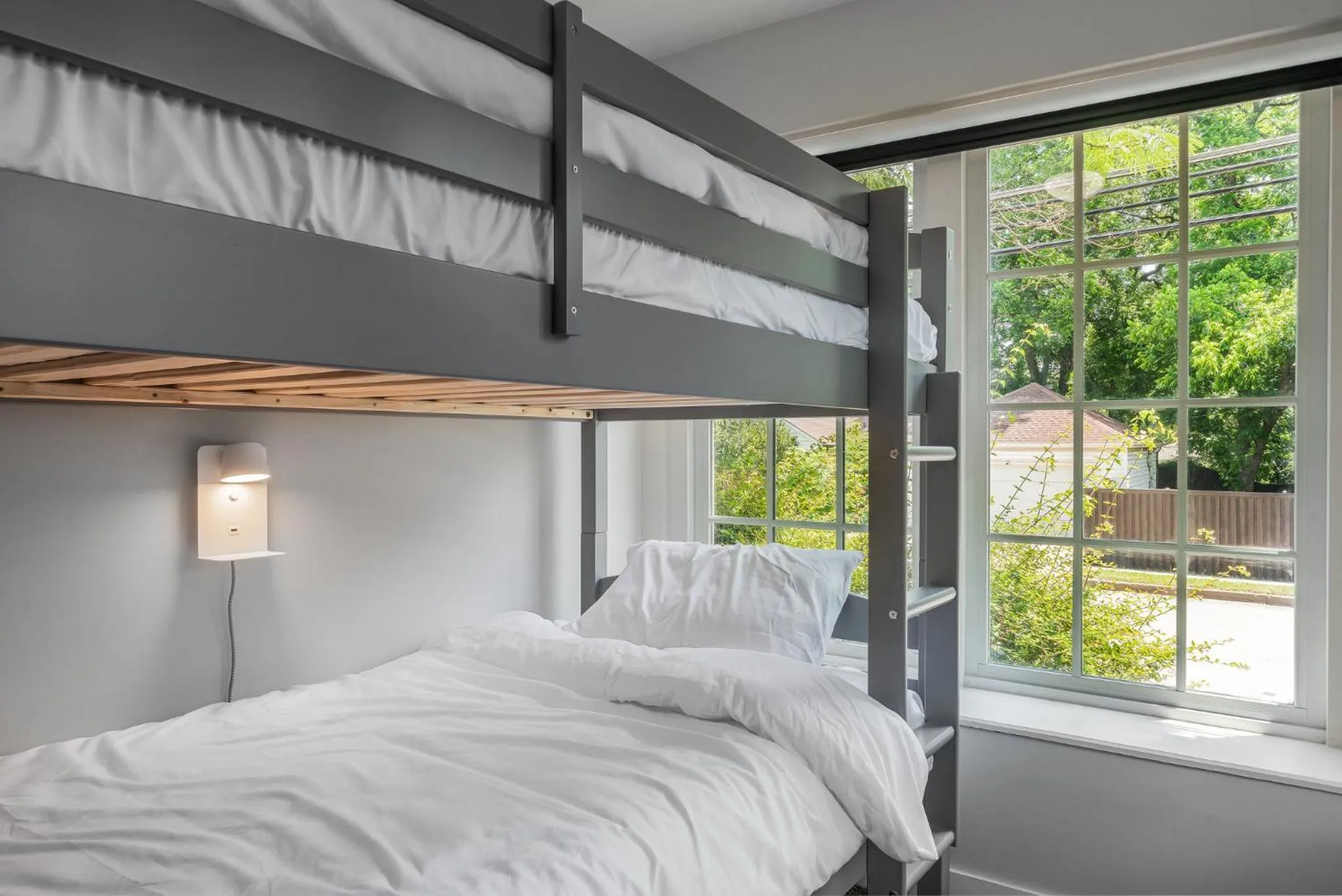 Bed in Sunset House - Luxury Pool and Hot Tub Retreat