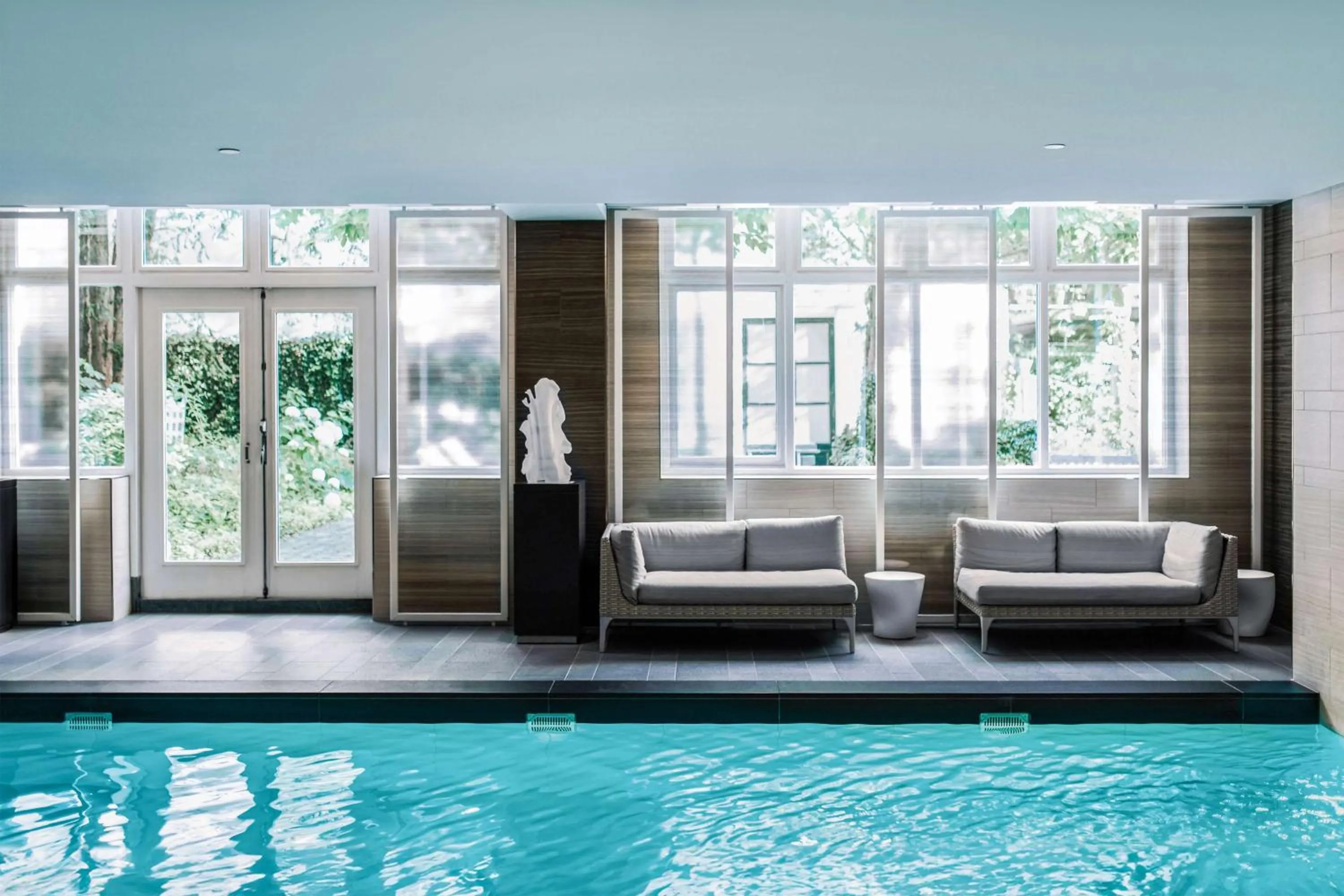 Pool view in Waldorf Astoria Amsterdam