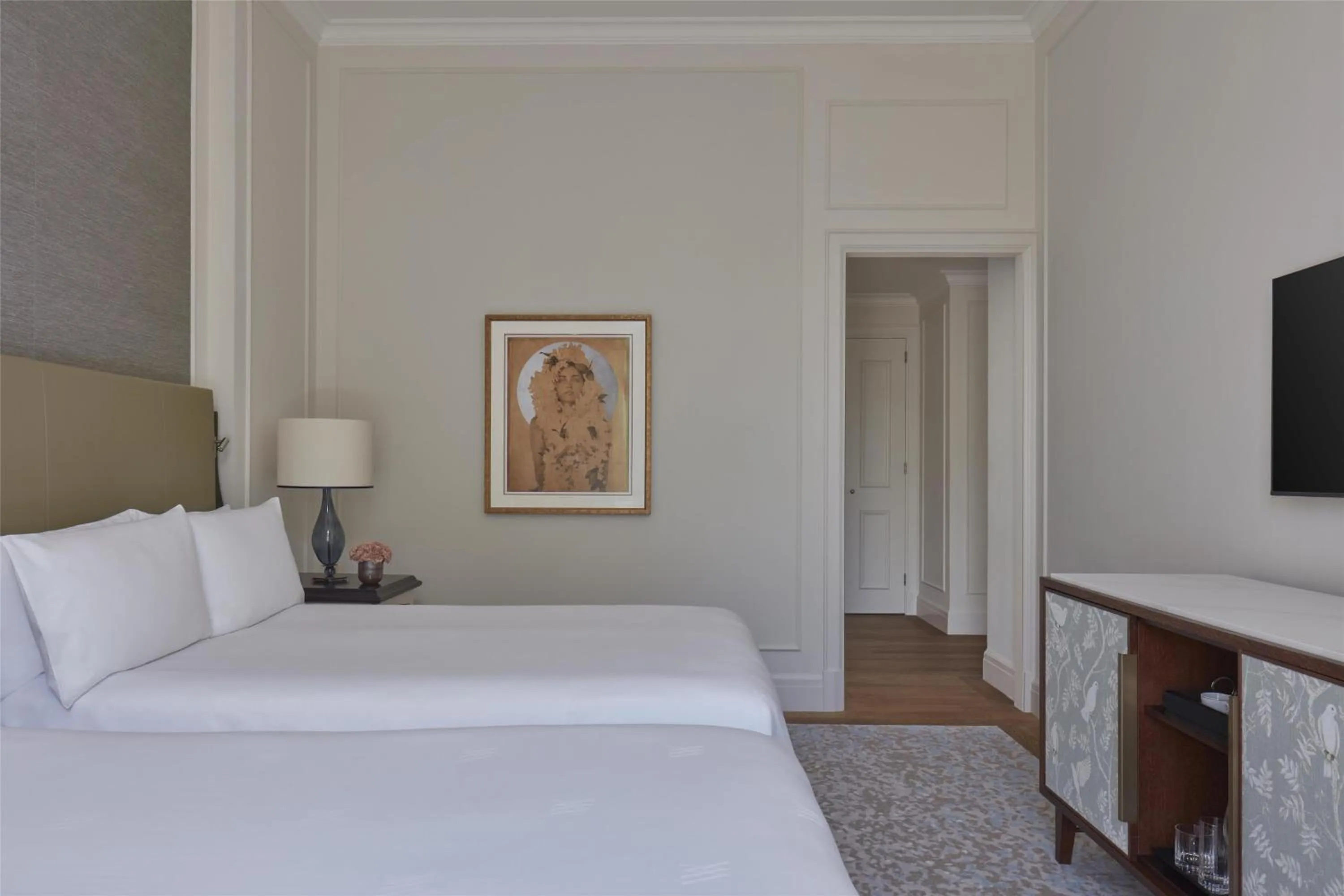 Bed in Waldorf Astoria Amsterdam