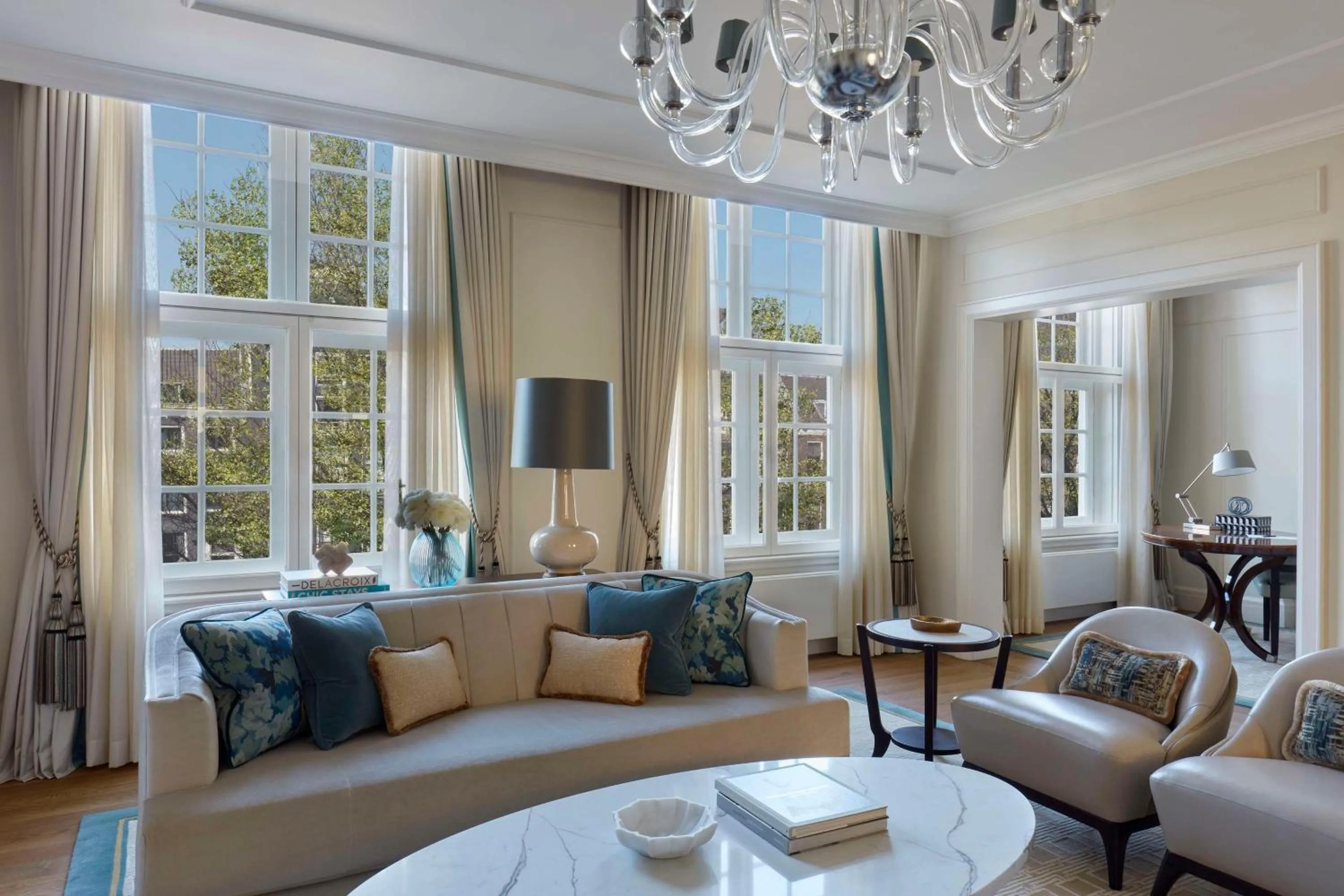 Living room in Waldorf Astoria Amsterdam