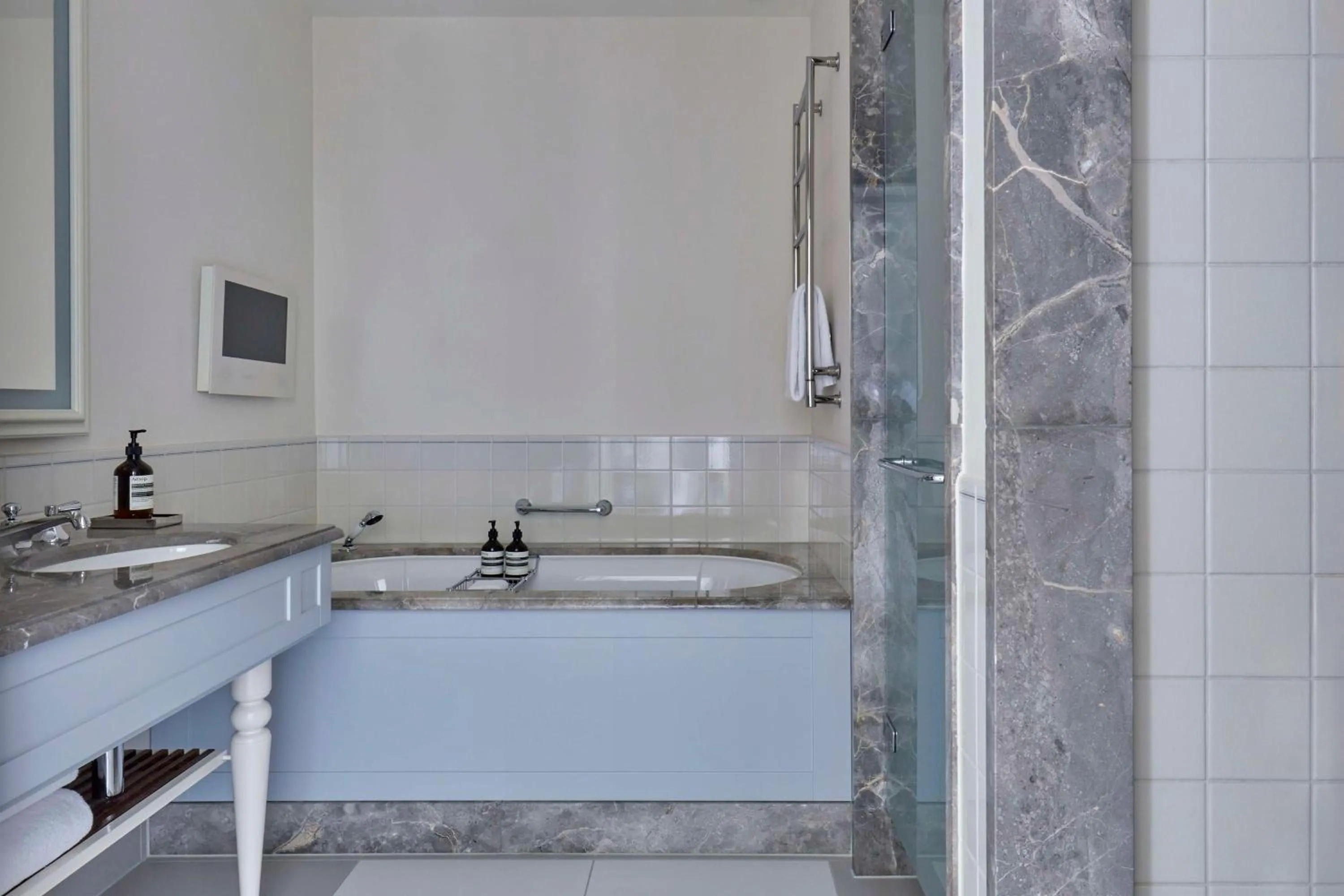 Bathroom, Bed in Waldorf Astoria Amsterdam