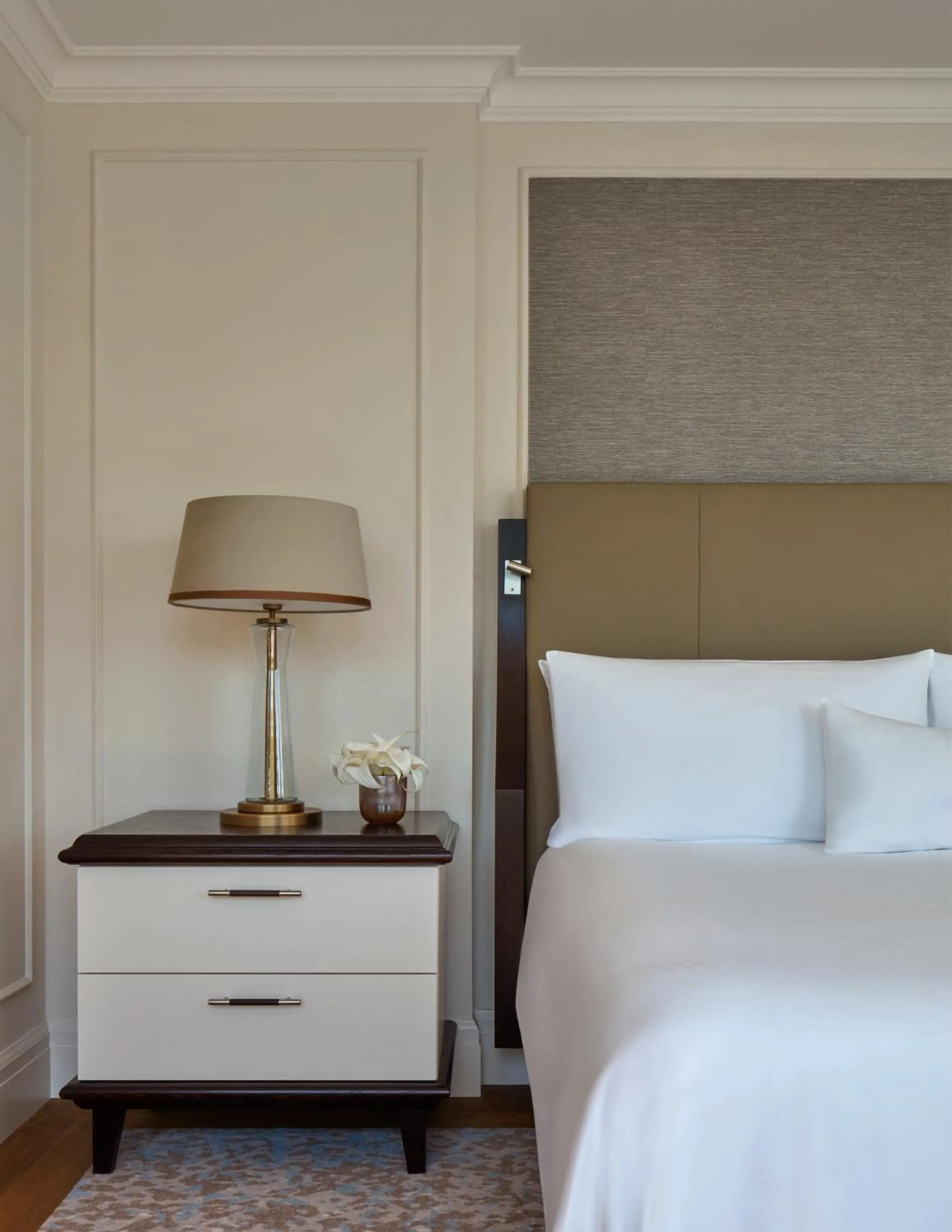 Bed in Waldorf Astoria Amsterdam