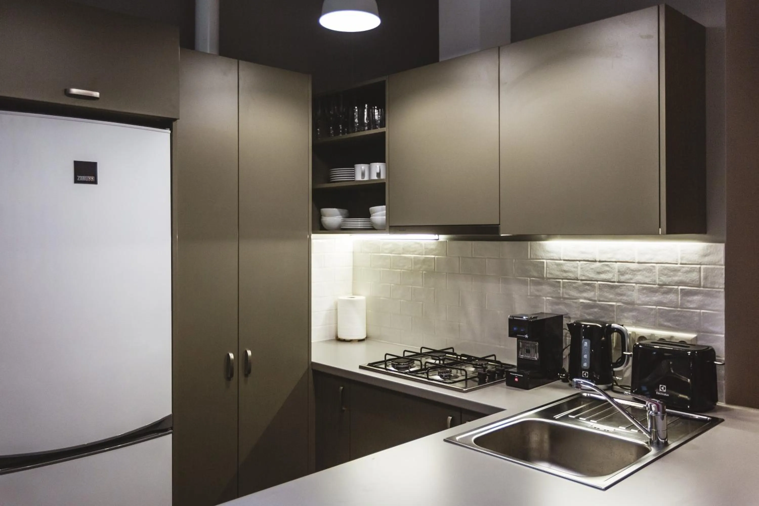 Coffee/tea facilities in Riga Lux Apartments - Ernesta, Free parking