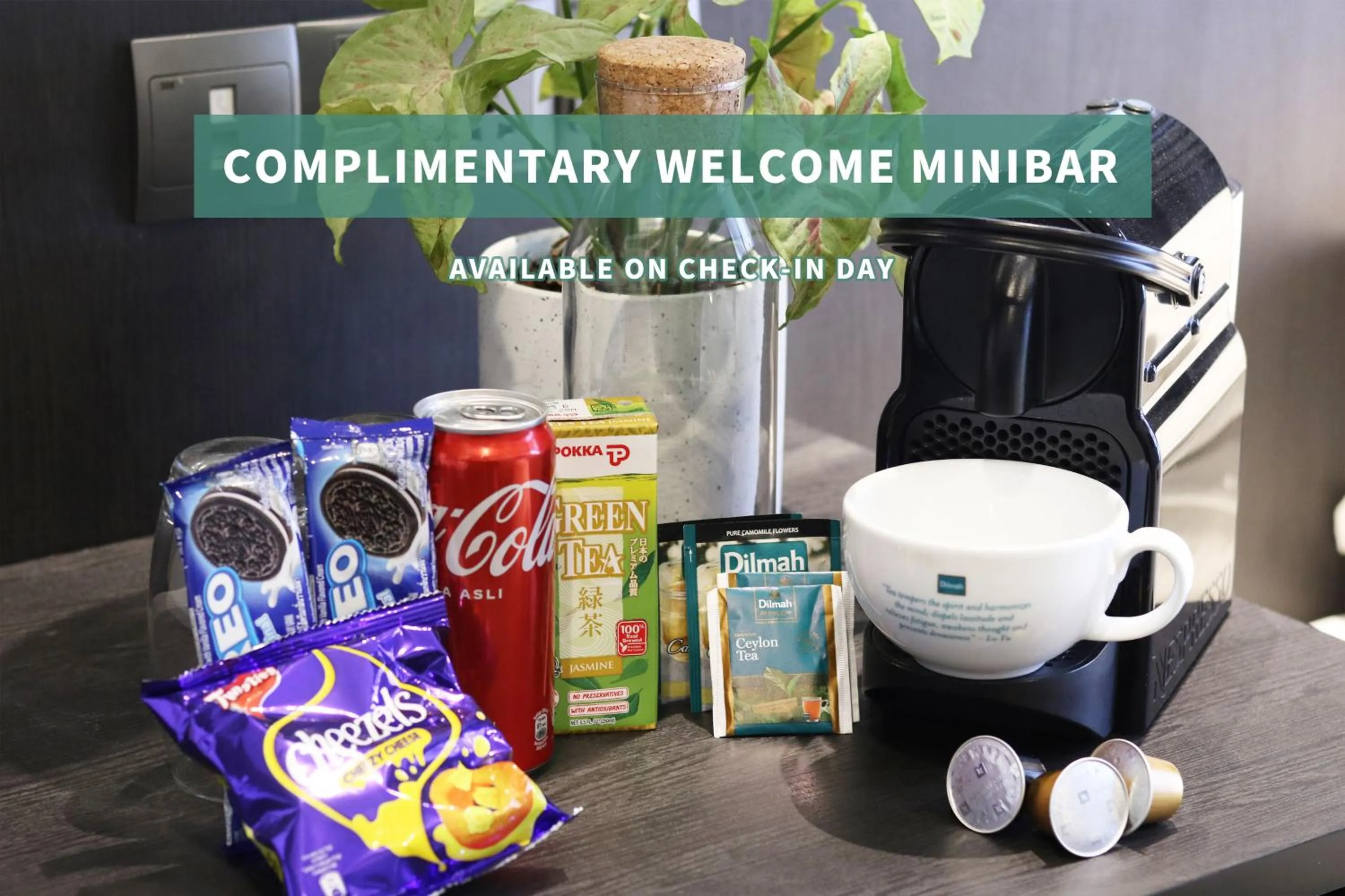 Coffee/tea facilities in Hotel NuVe