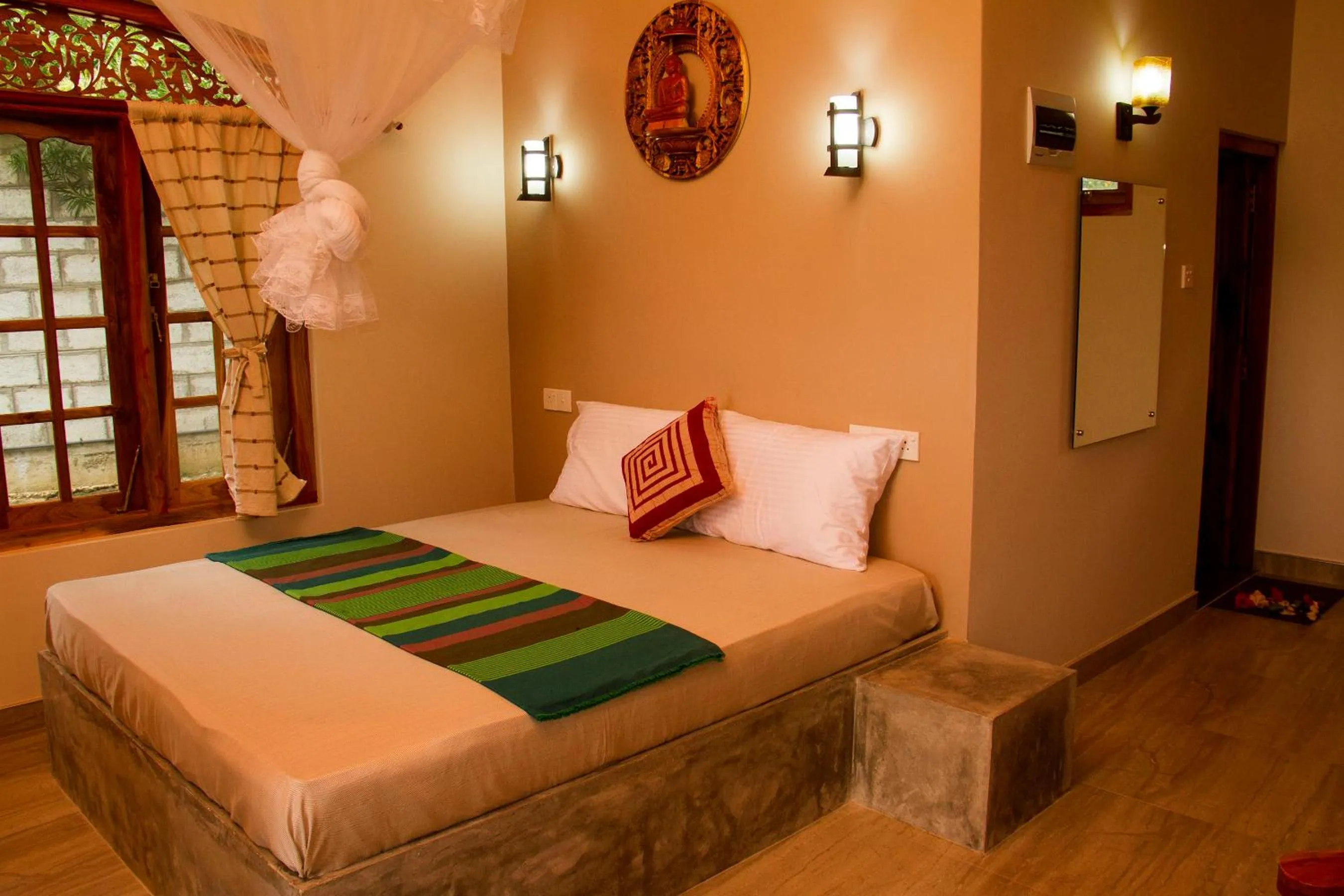 Bed in Tranquality Chalets