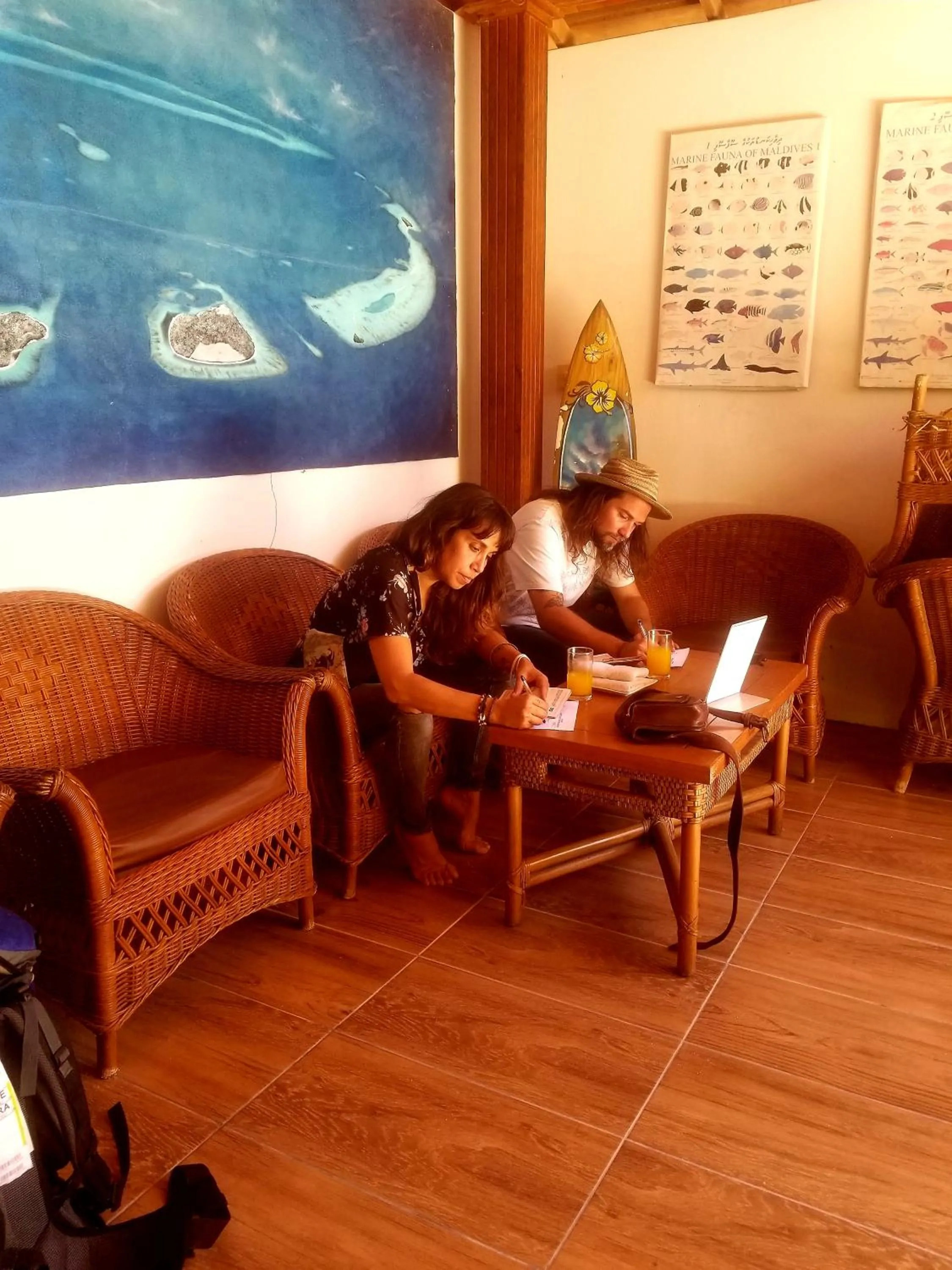 Seating area in Ras Rana Lodge