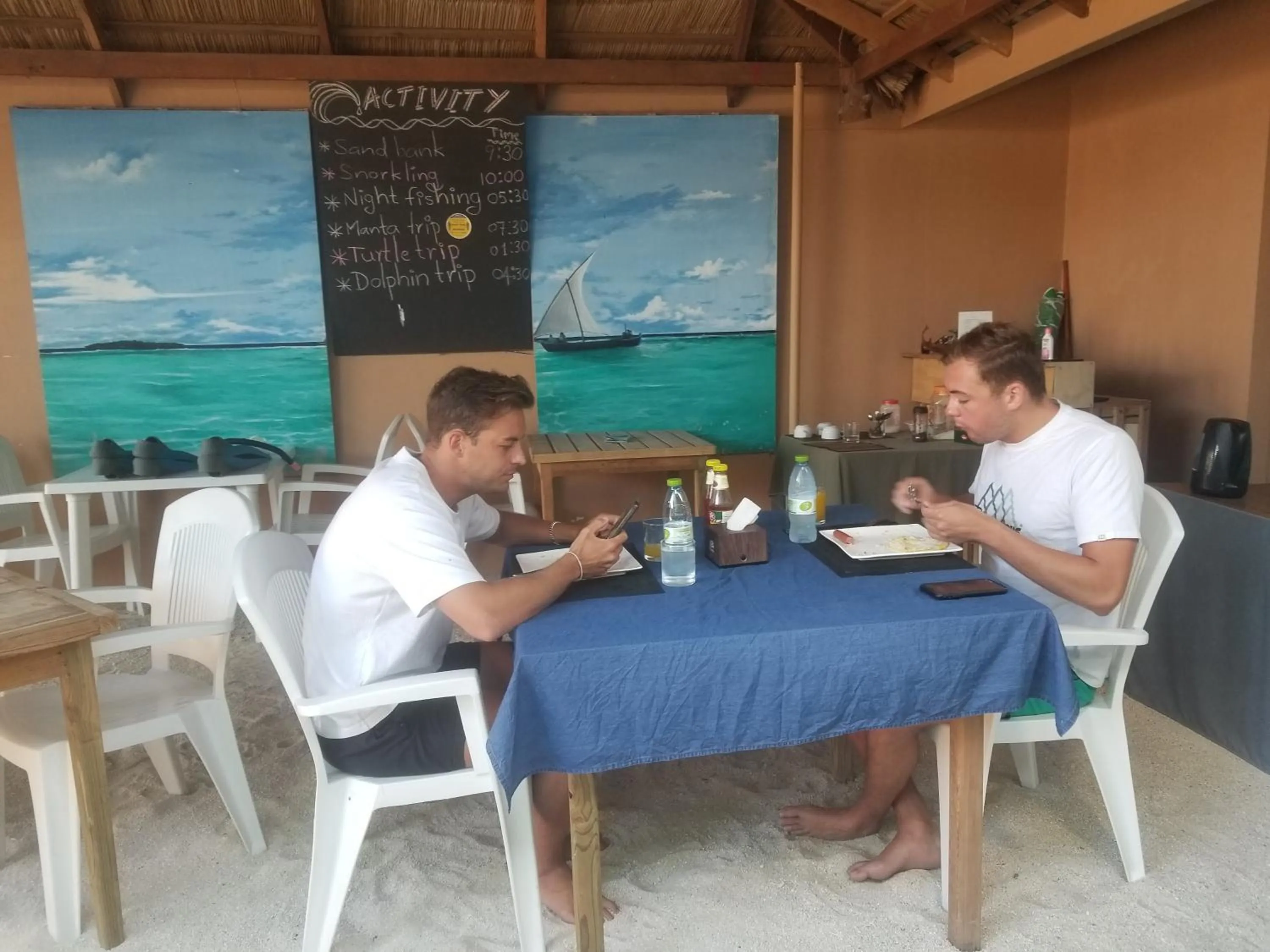 Dining area in Ras Rana Lodge