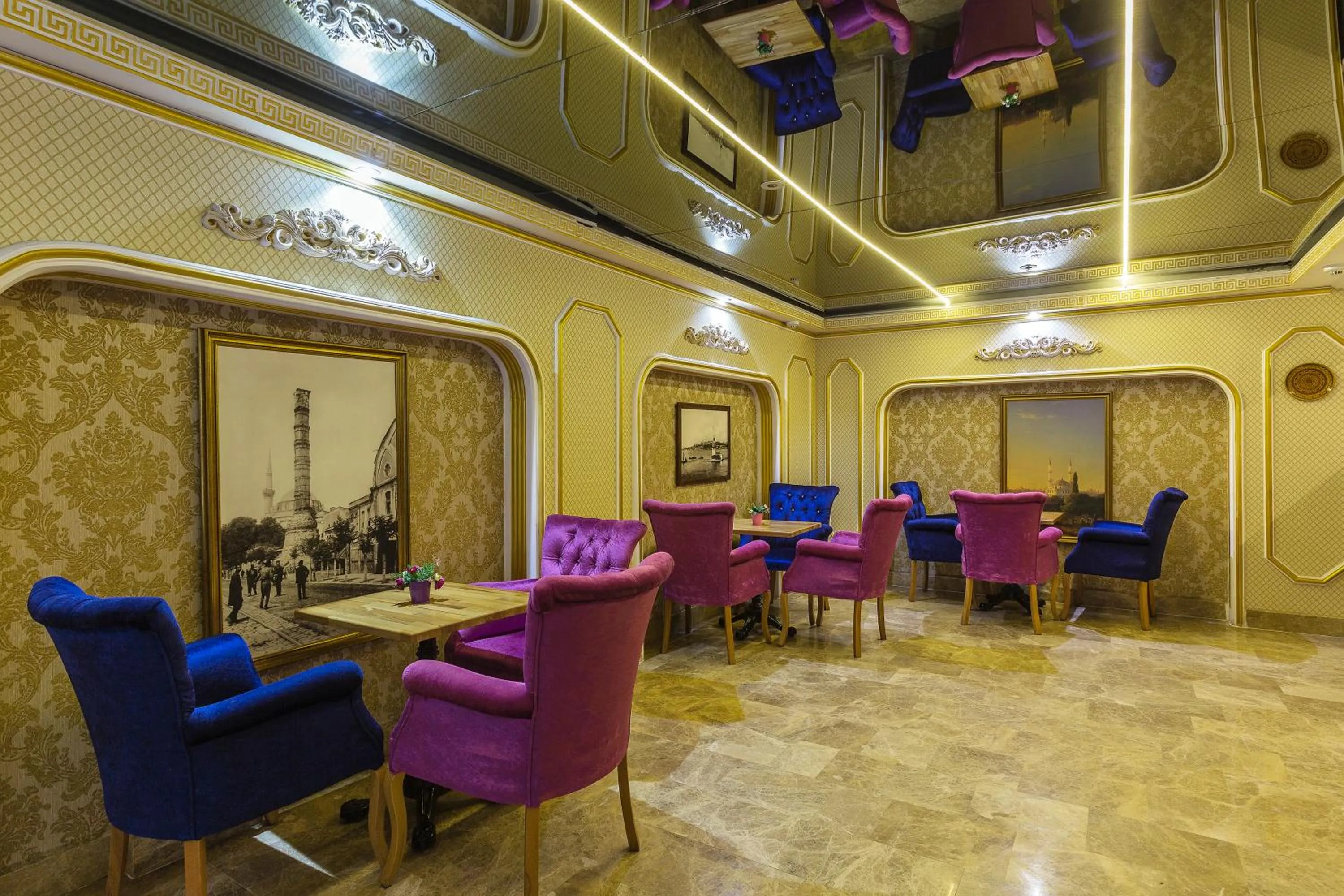 Lobby or reception in Lausos Palace Hotel Şişli