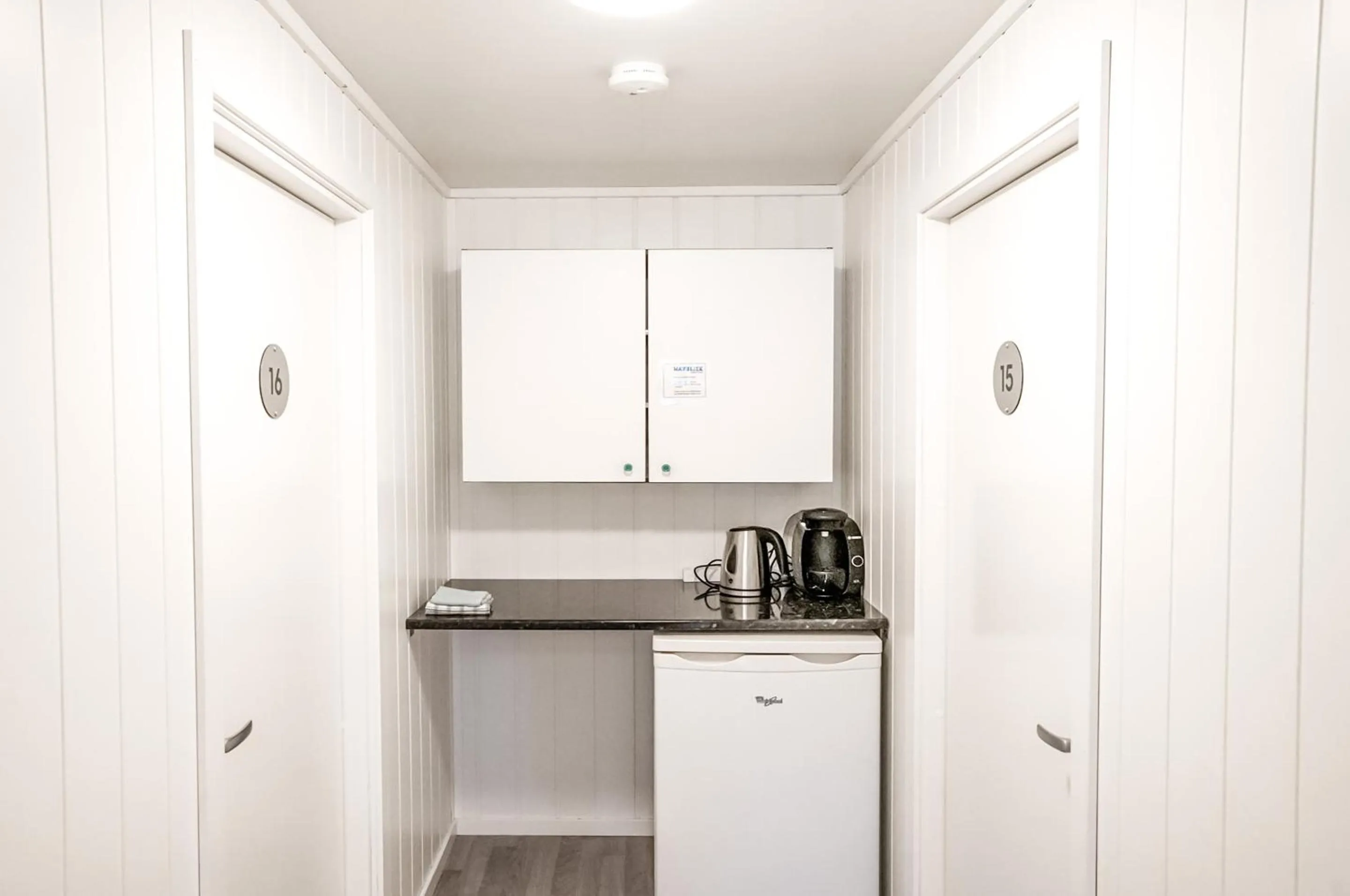 Kitchen or kitchenette in Topcamp Havblikk - Helgeland