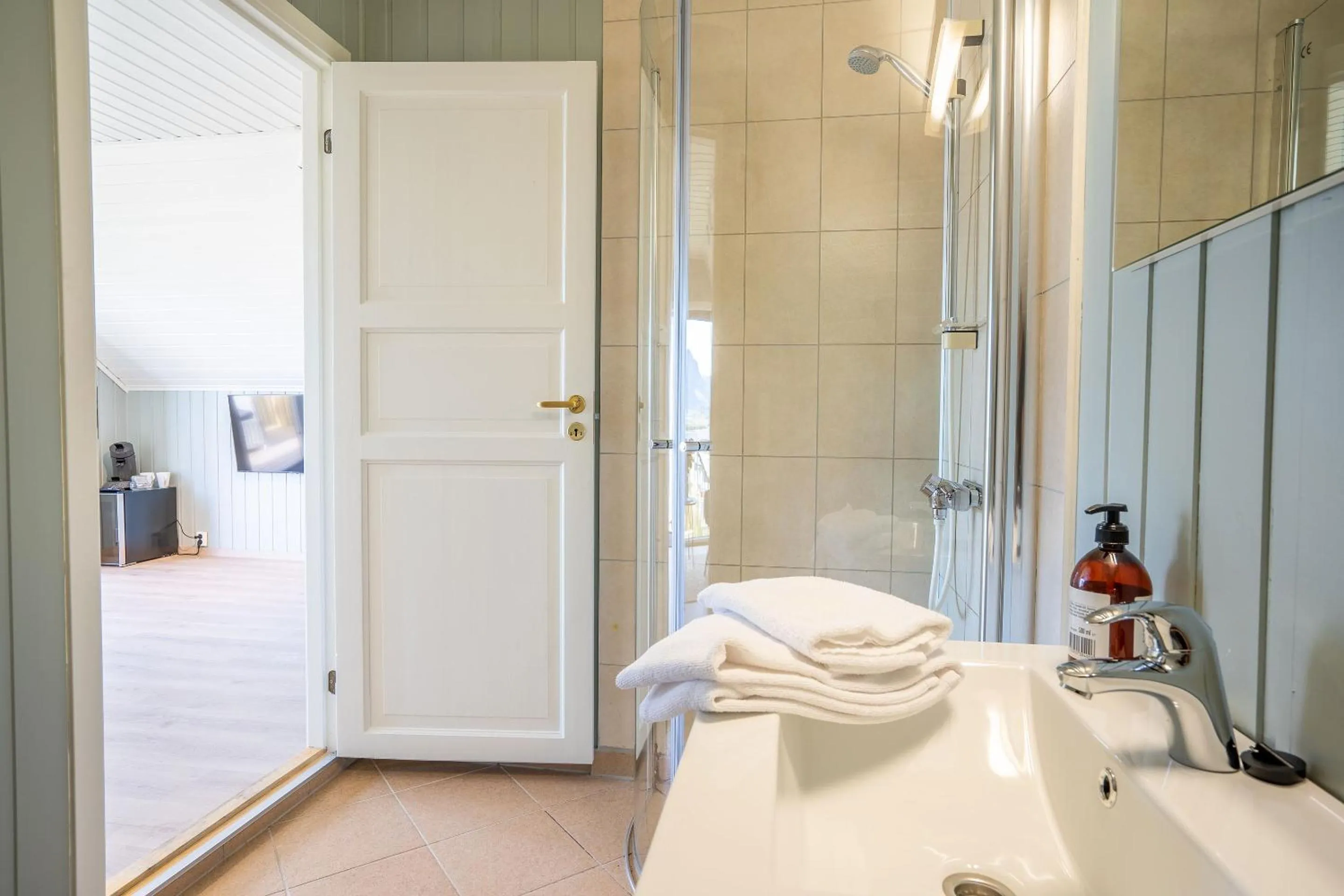 Bedroom, Bed in Topcamp Havblikk - Helgeland