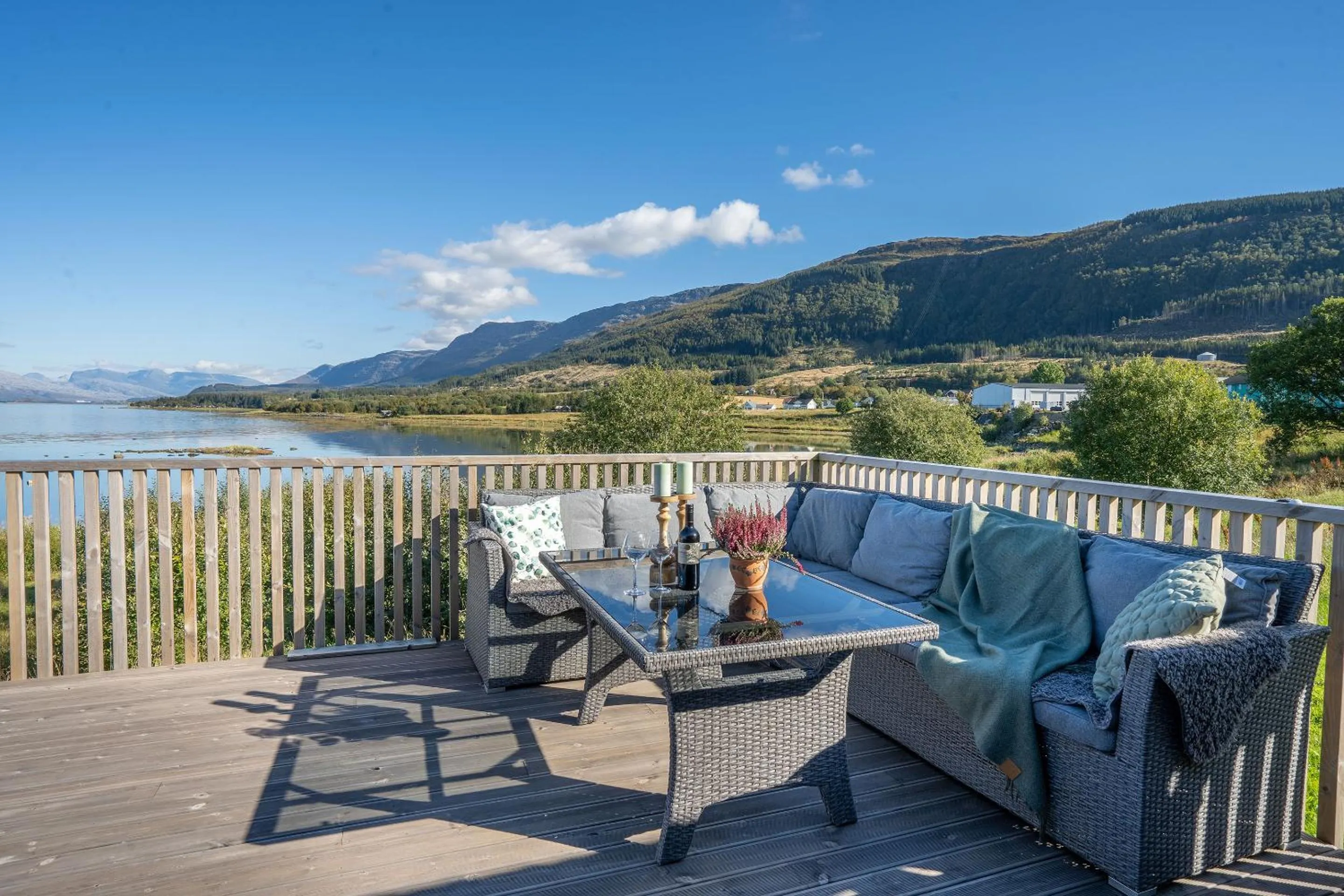 Balcony/Terrace in Topcamp Havblikk - Helgeland