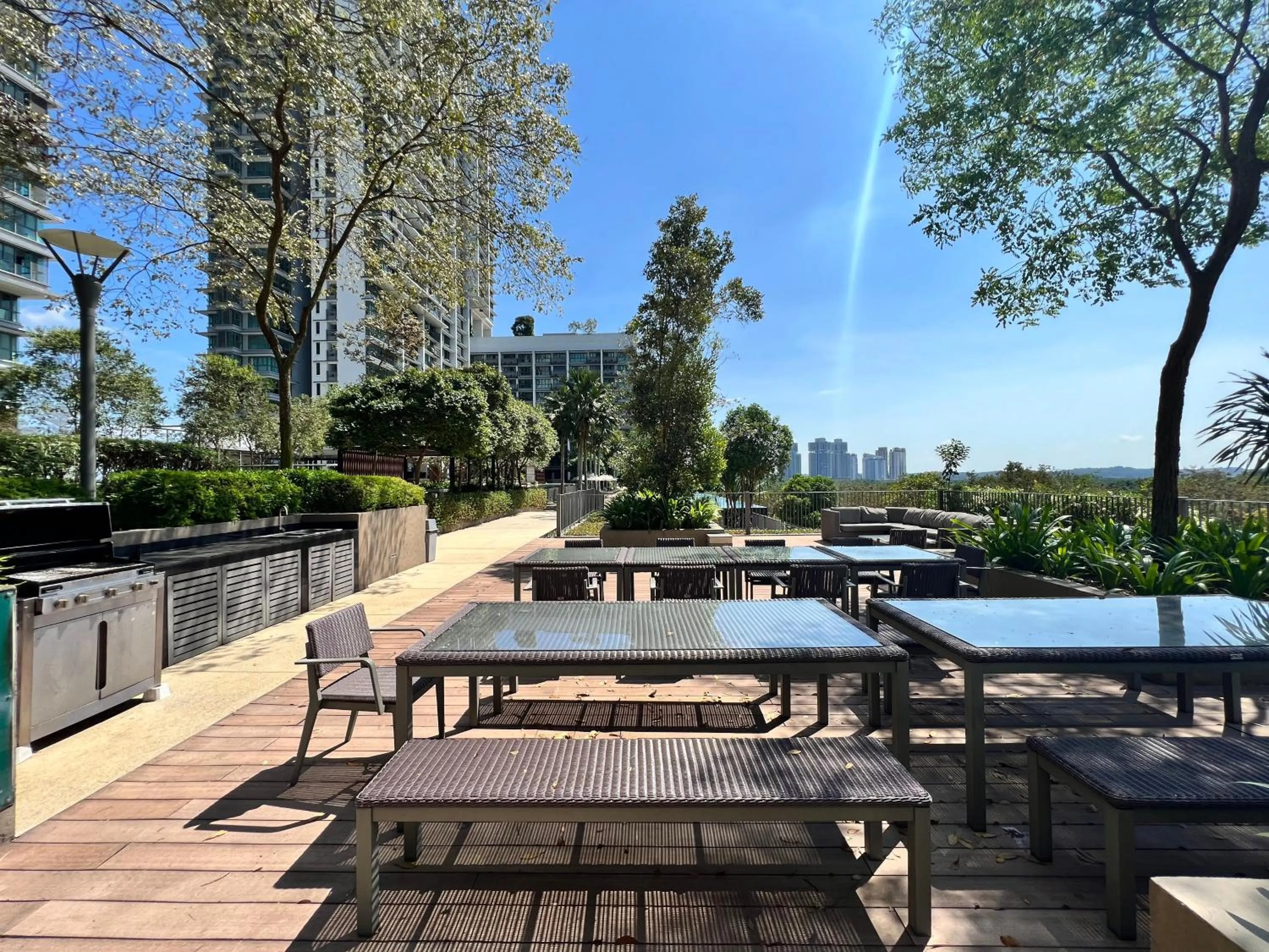 BBQ facilities in Iskandar Residence @ UHA