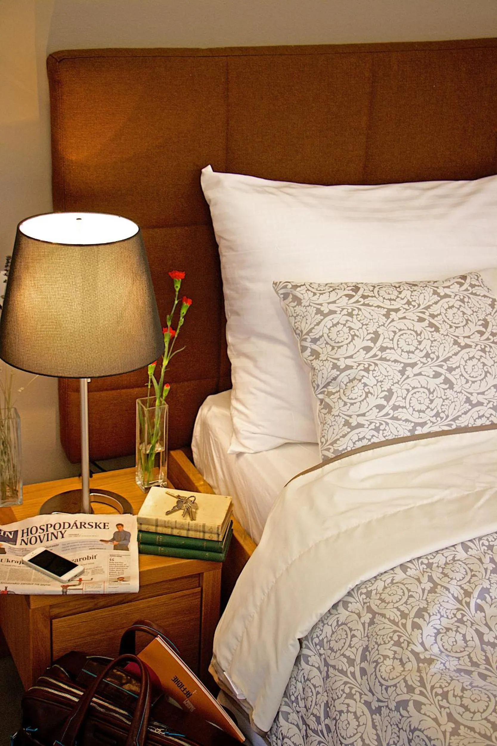 Bed in Hotel Marathon