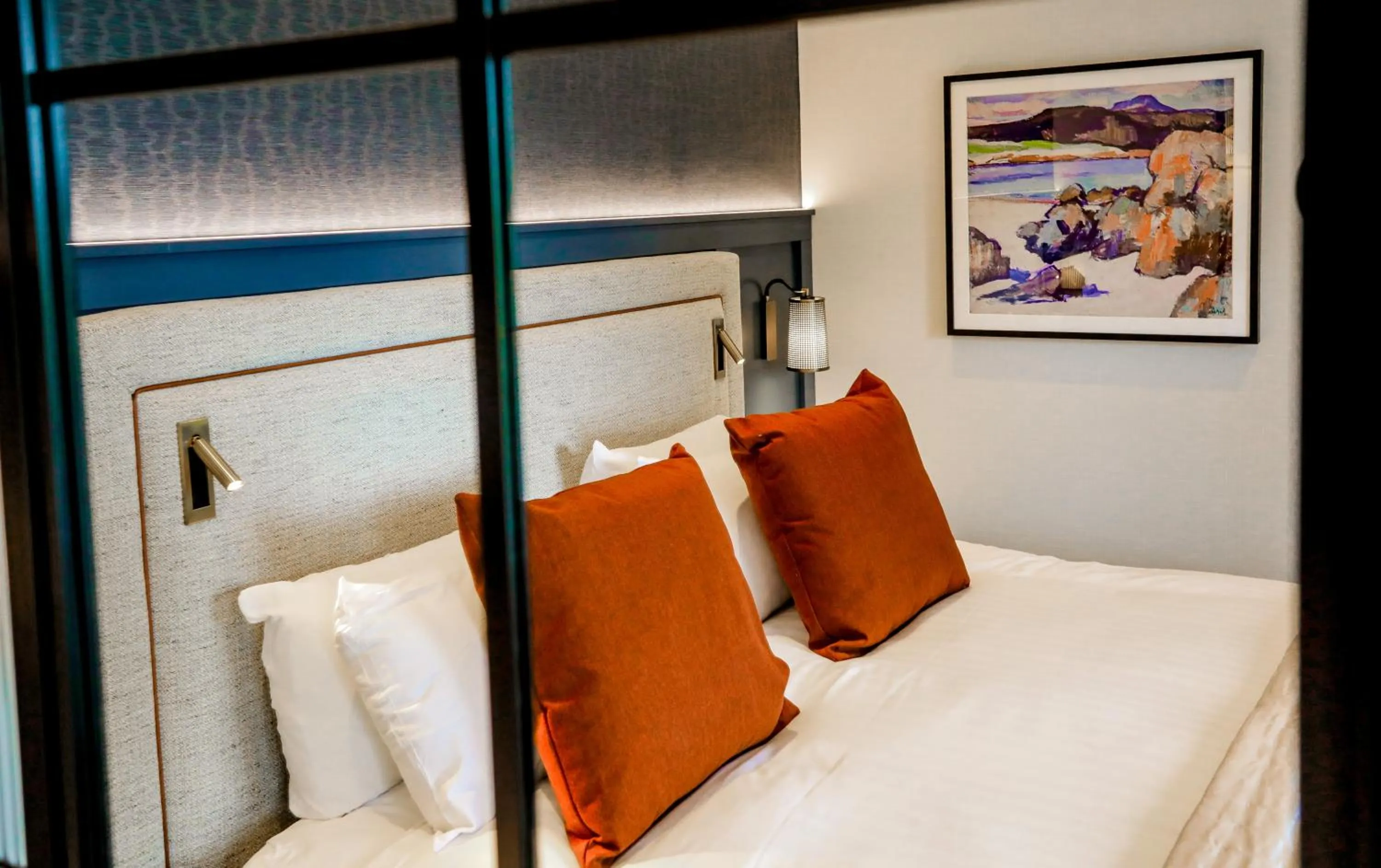 Bed in Gretna Hall Hotel