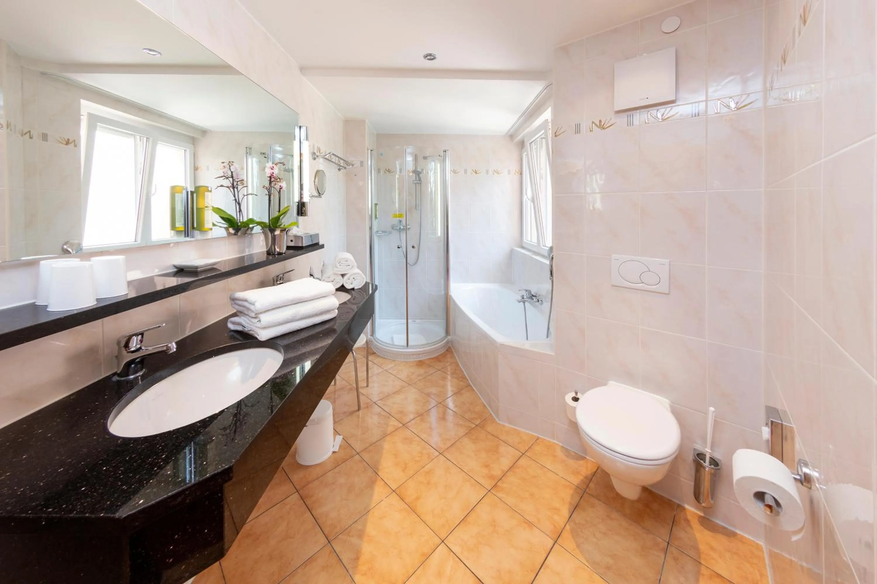 Bathroom in Parkhotel an der Therme