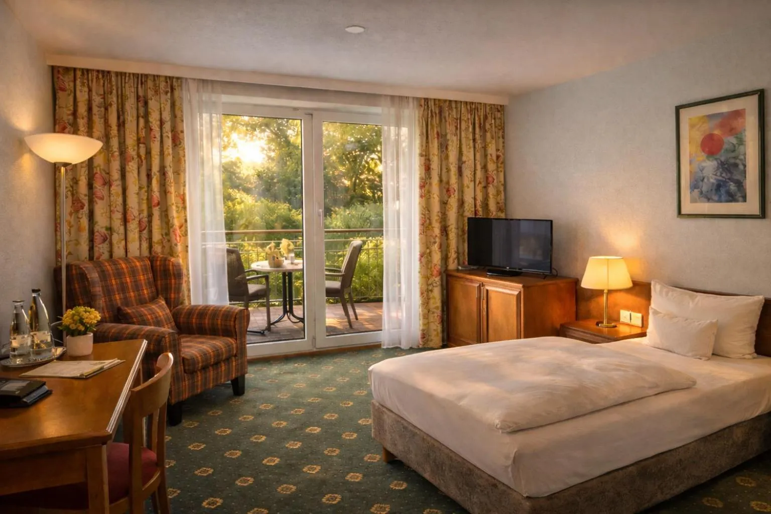 Photo of the whole room, Bed in Parkhotel an der Therme