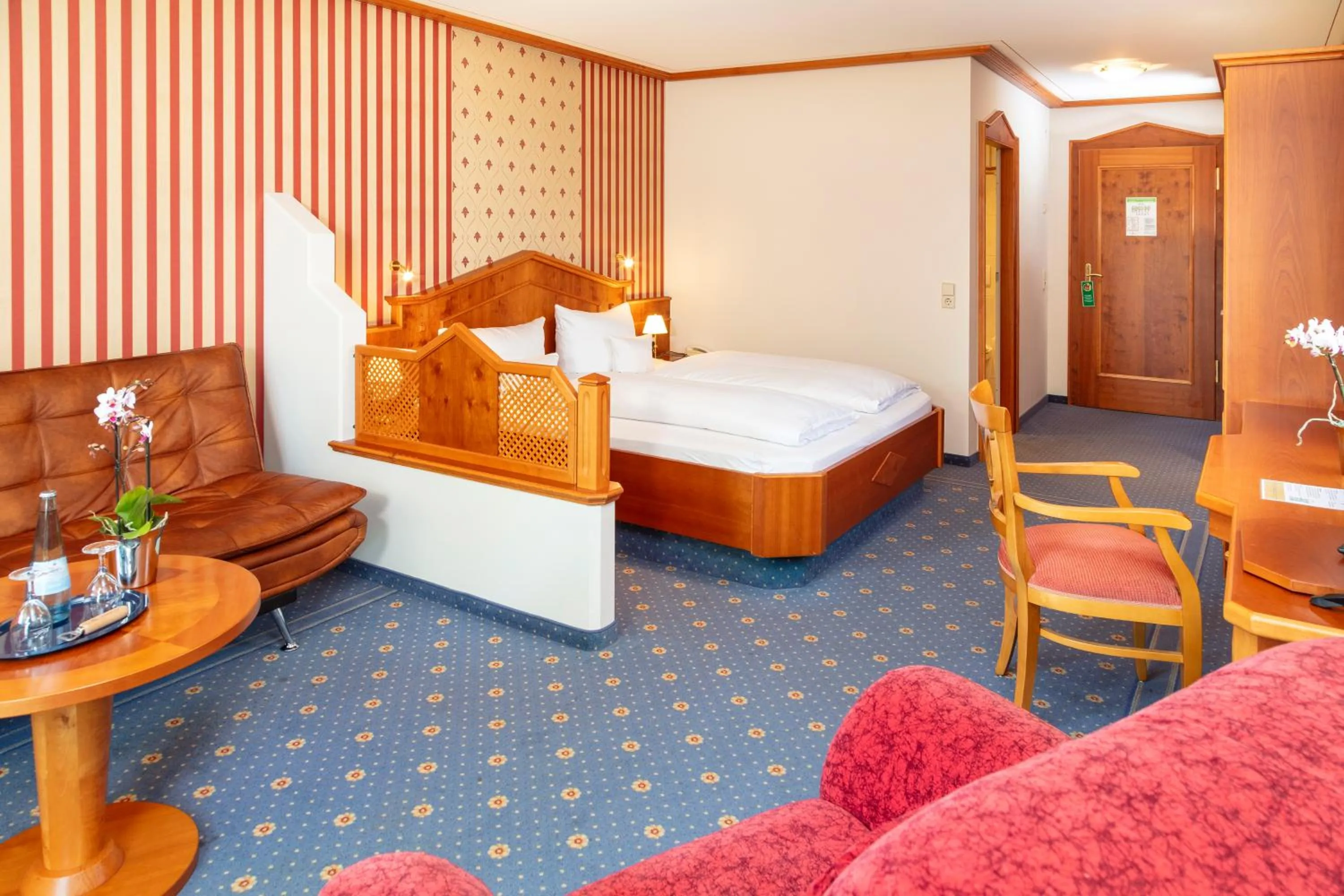 Bedroom, Bed in Parkhotel an der Therme