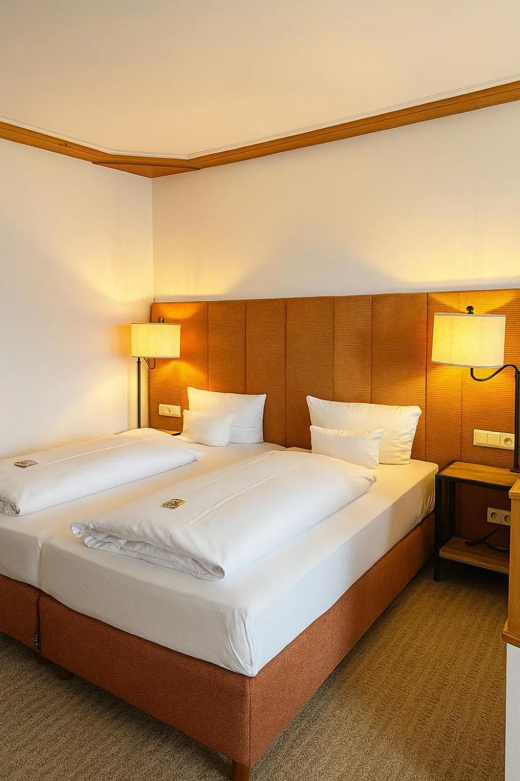 Bed in Parkhotel an der Therme