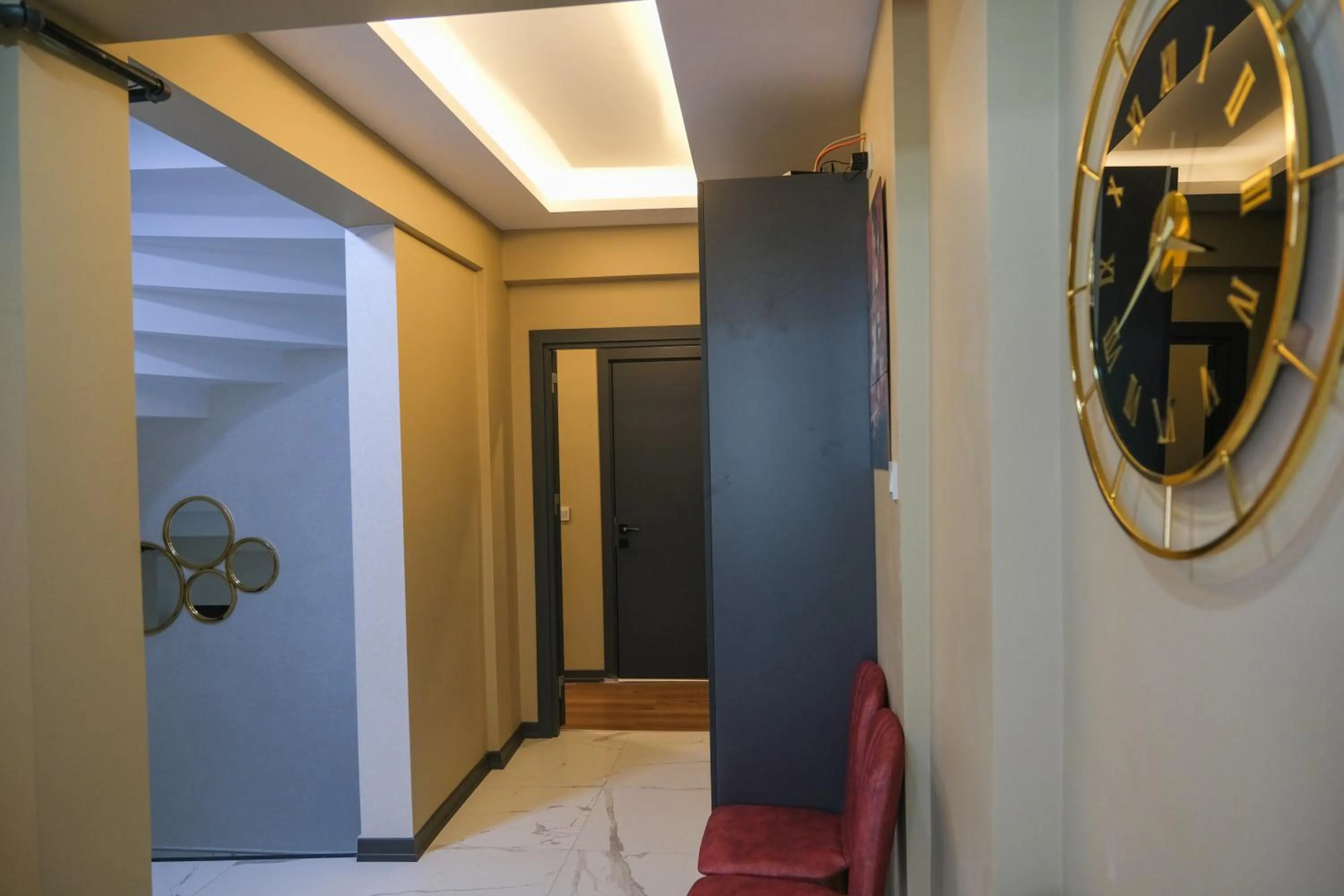 Bed in hotel La Vitrine