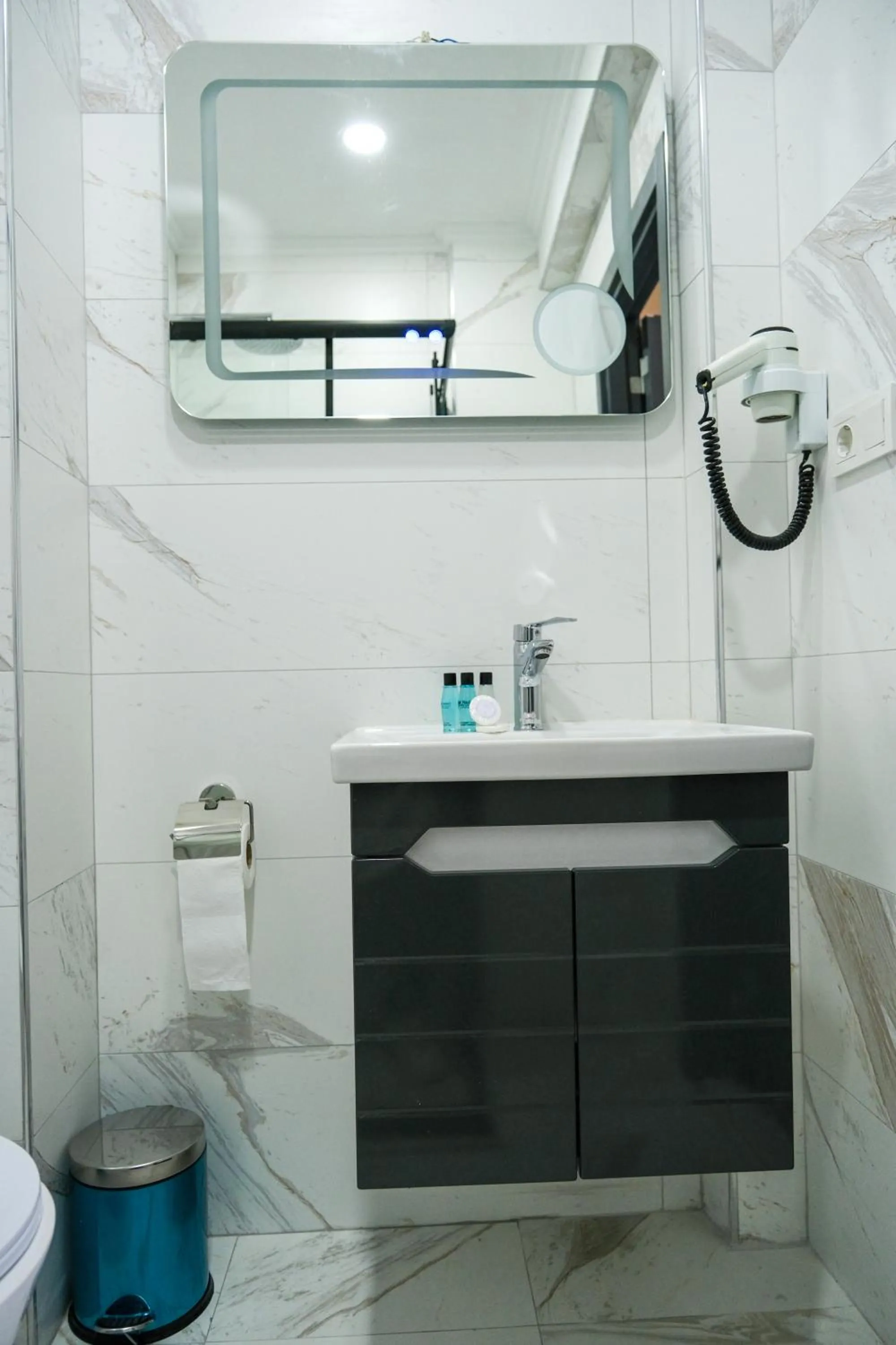 Bathroom in hotel La Vitrine